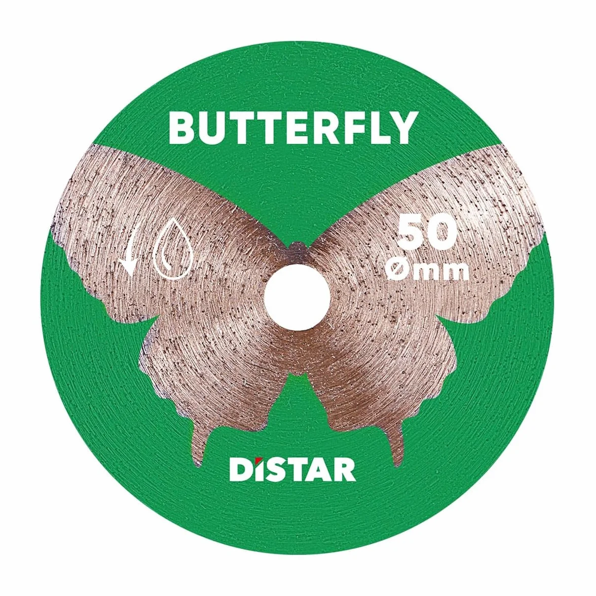 Distar 11120159032 - Disco de corte de diamante (50 mm) | Corte limpio sin astillas: capa continua de diamante de 0,6 mm para gres porcelánico de hasta 14 mm