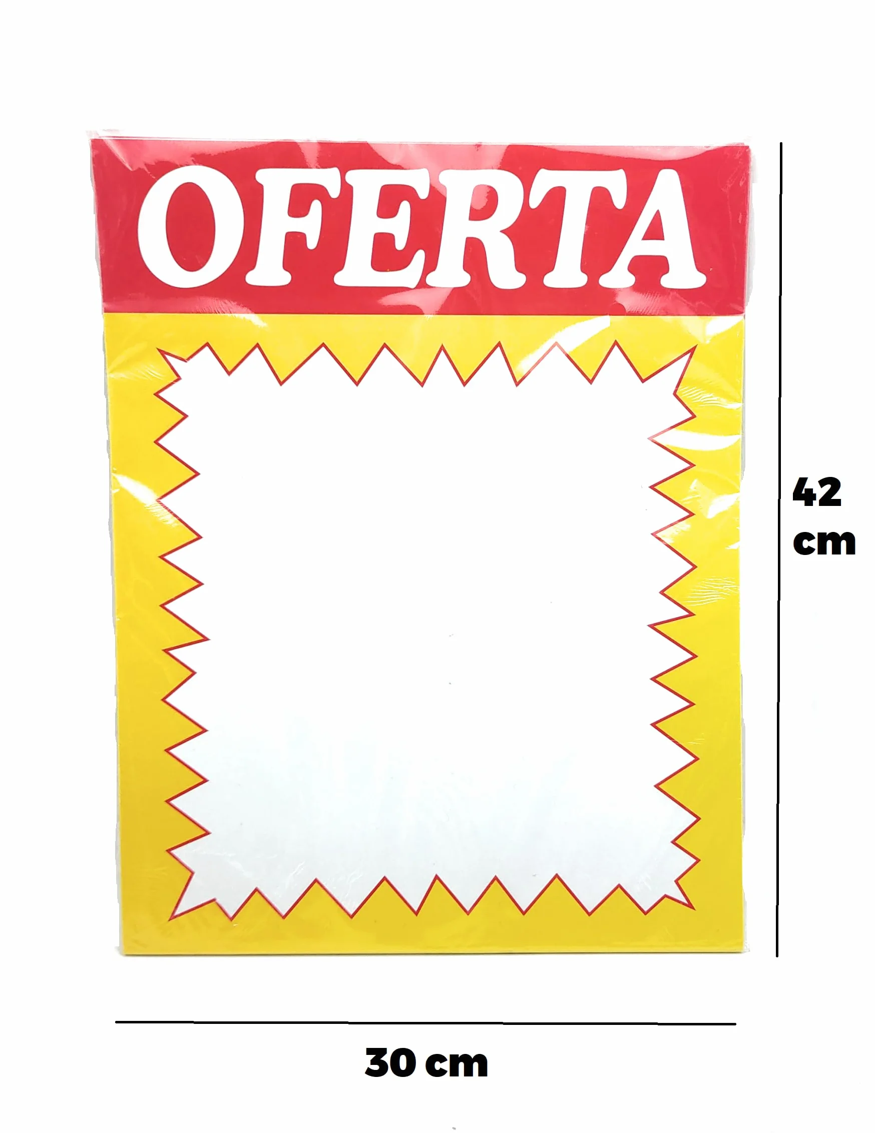 50 Carteles de Oferta Grandes y 3 Pizarras de Mesa