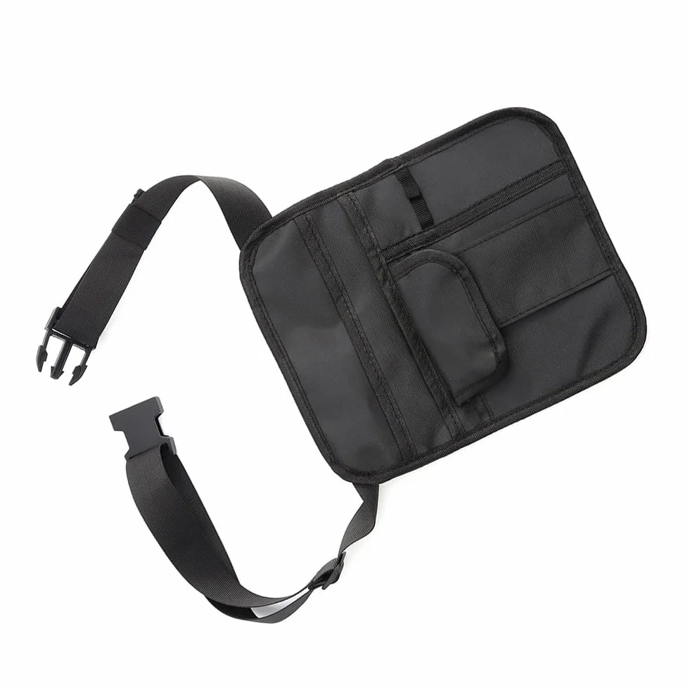 Riñonera de camarero 5 bolsillos, delantal ajustable nailon negro
