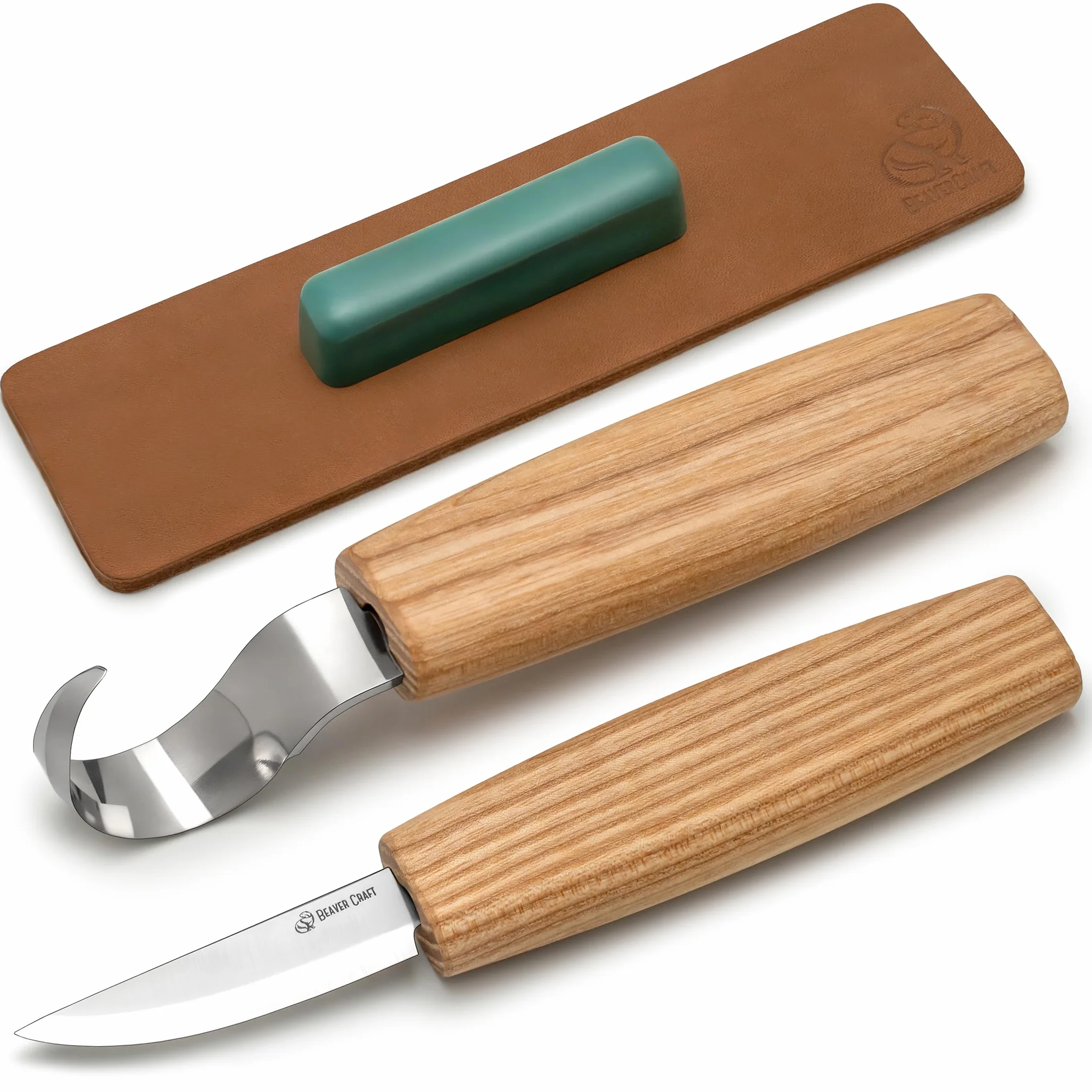 BeaverCraft S01 Set de Cuchillos para Tallar Cucharas de Madera
