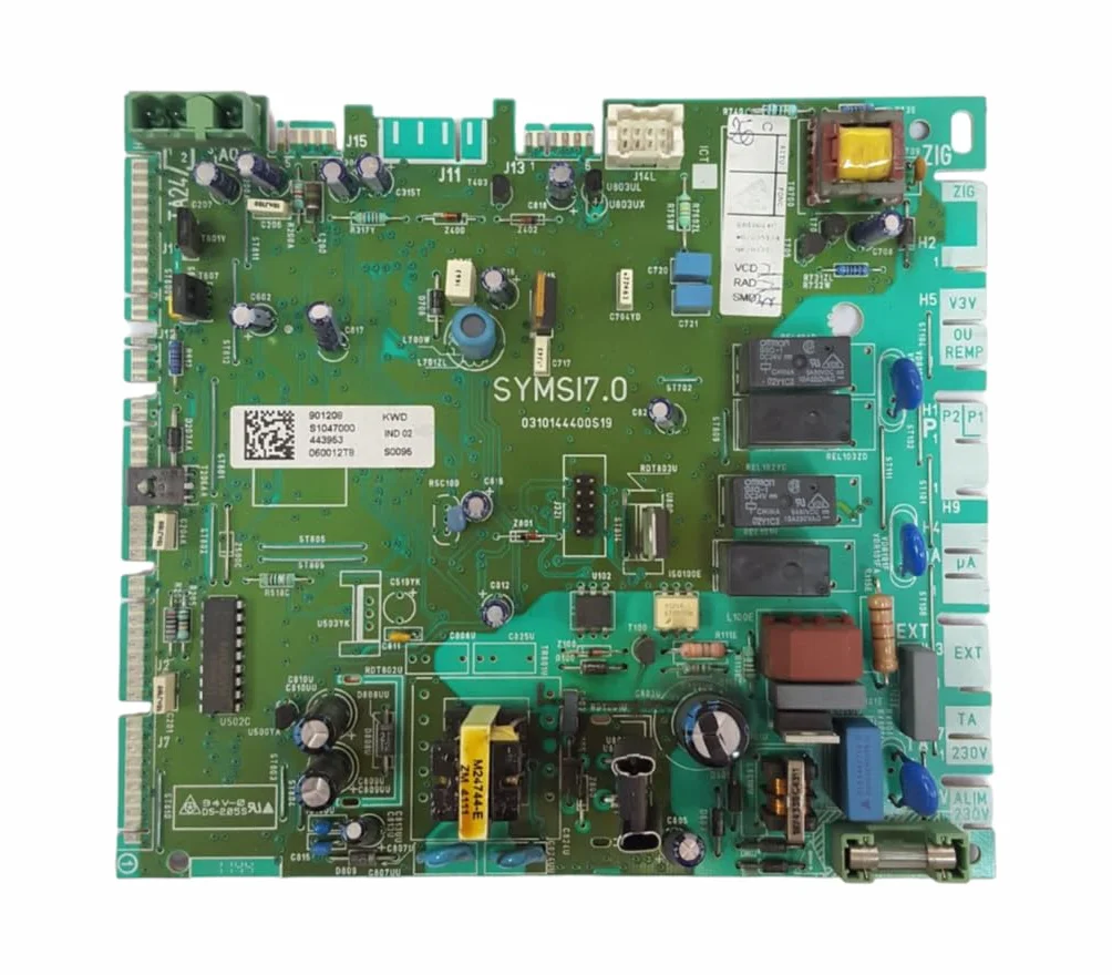 Placa Electrónica Original para Caldera 0310144400S19 V1 - Modelo de 4 Relés - Compatible con Diferentes Modelos - Pieza de Repuesto Reacondicionada - Garantía por 1 Año