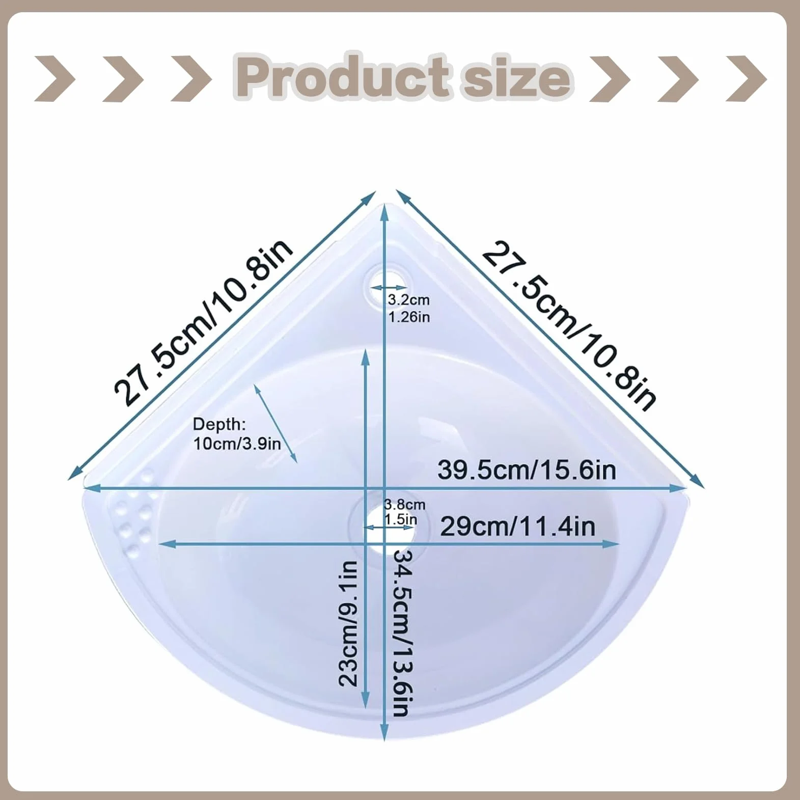 Lavabo Esquinero de Pared Triangular con Grifo, Plástico para Baño Pequeño, Monocubeta de Cocina y Balcón