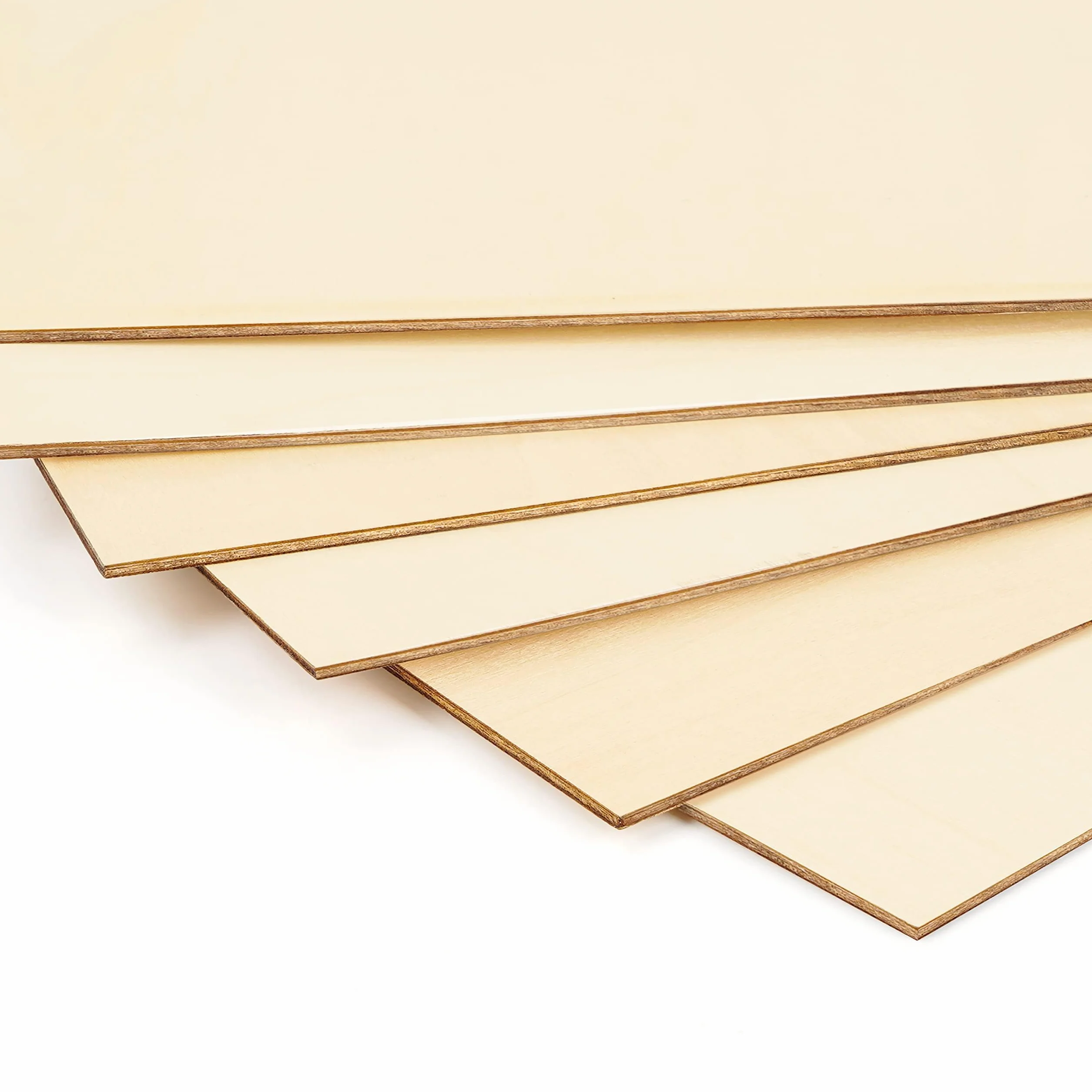 Belle Vous Tablero Madera Contrachapado 3mm - 20x Tablas de Madera de Abedul 30 x 30 cm - Para Bricolaje Proyectos Manualidades Corte Laser Pintar Modelado Grabado Pirograbado