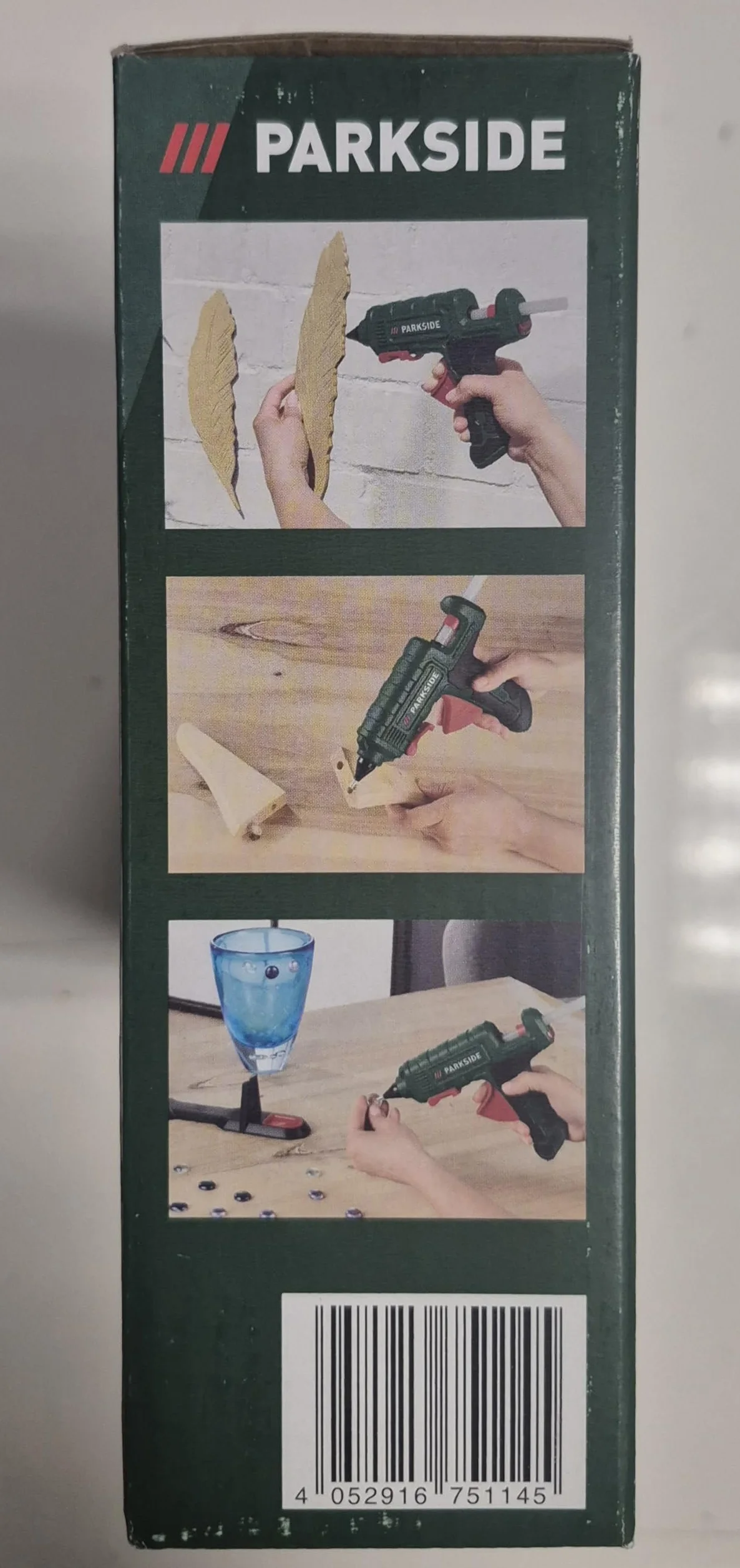PARKSIDE PHP 500 E3 Pistola de pegamento inalámbrica 25 W, incrustación: Ø 11 mm, 200 °C, pistola de pegamento 200 °