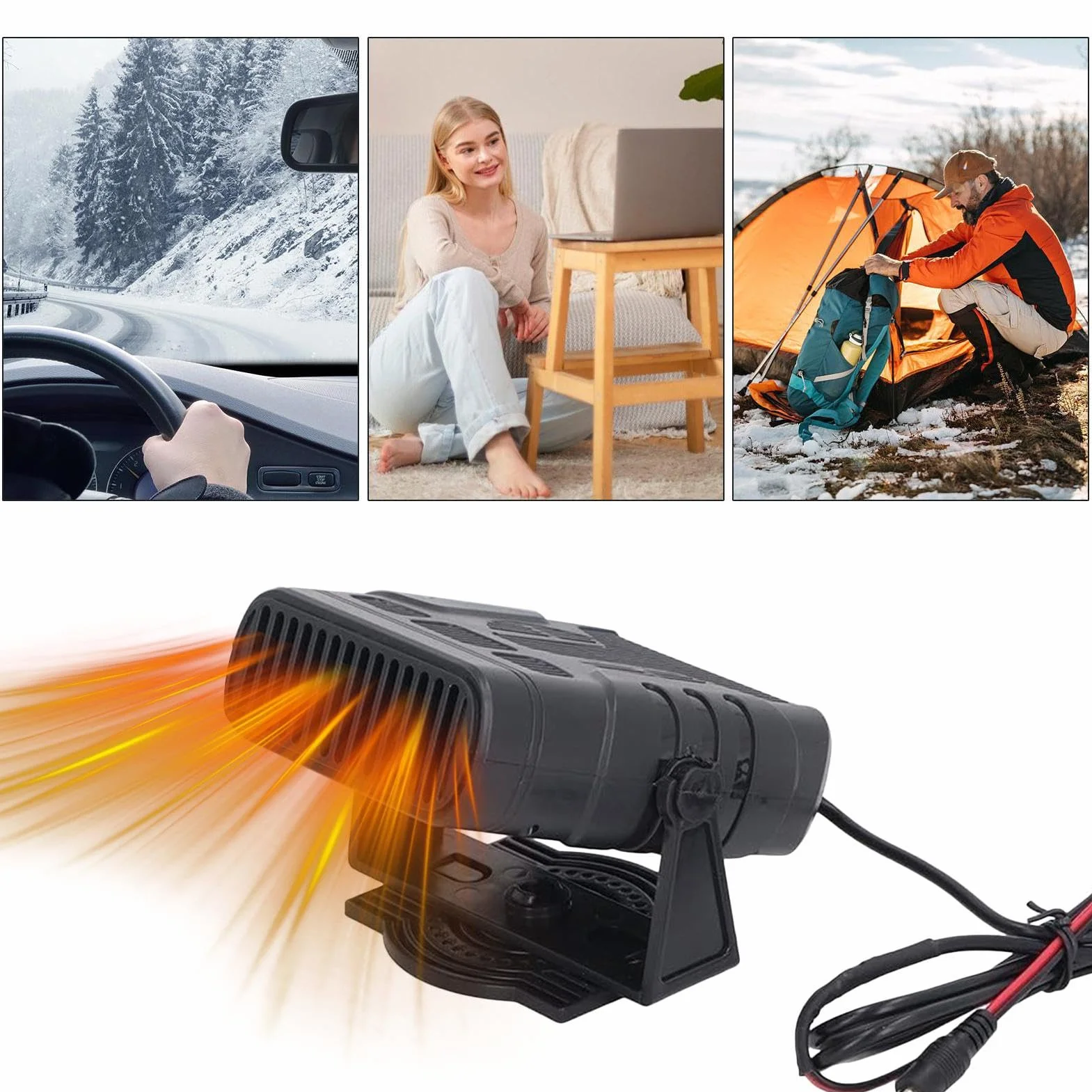 Calefactor Solar para Gallinero - 20W Calentamiento Rápido Viento Imprescindible - Calentadores Solares Para Casas De Mascotas | Para Hogar Coche Invernadero Pequeños Animales Casa De Mascotas