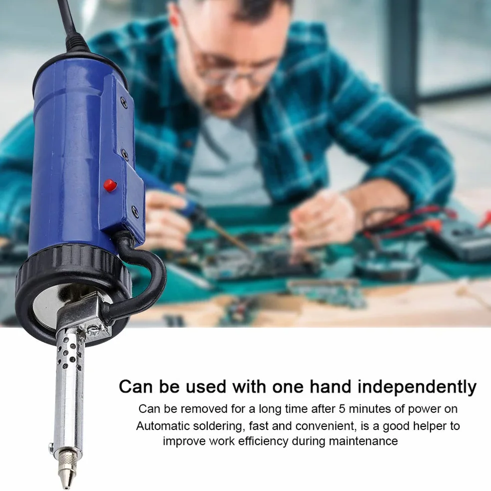 Bomba Desoldadora Eléctrica BBT-580, Pistola de Hierro, Ventosa de Soldadura, Herramientas de Estaño de Succión Automática, Enchufe Europeo de 250 V