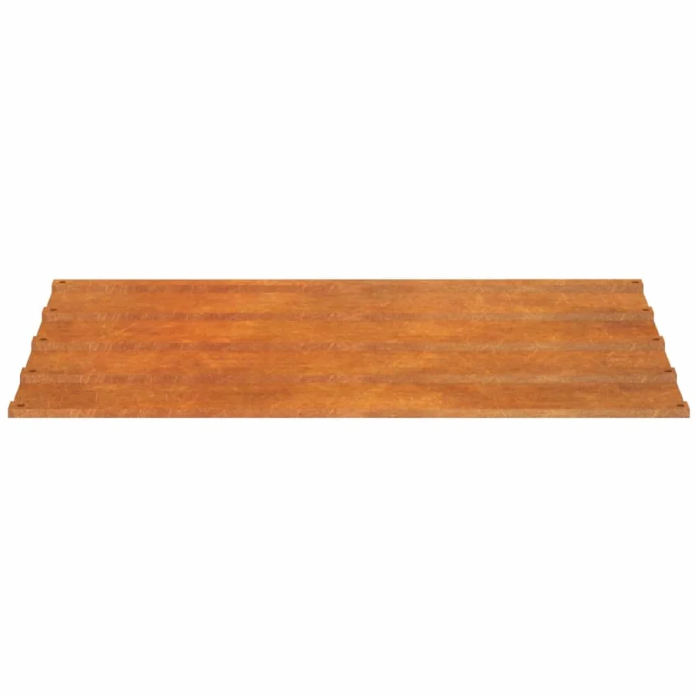 Genérico Paneles de tejado 12 uds Acero corten Oxidado 100x44cm,Bricolaje,Materiales de construcción,Techo,Tejas y baldosas para techo-151974