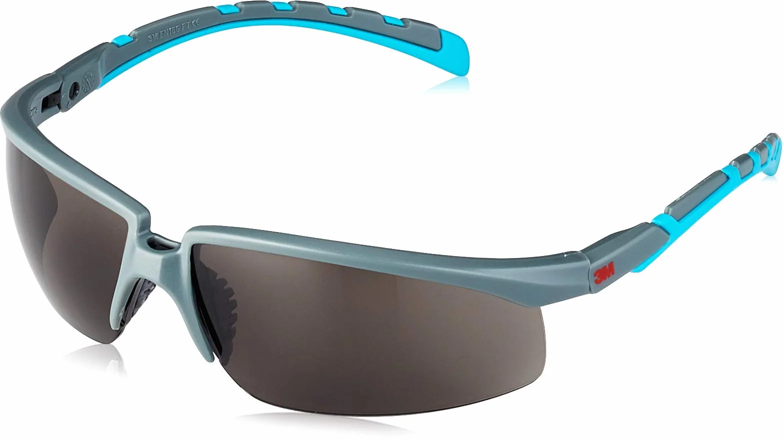 3M 3M-OO-SOLUS2002SG - Gafas de protección para ojos y cara, tamaño universal, color gris y azul acero