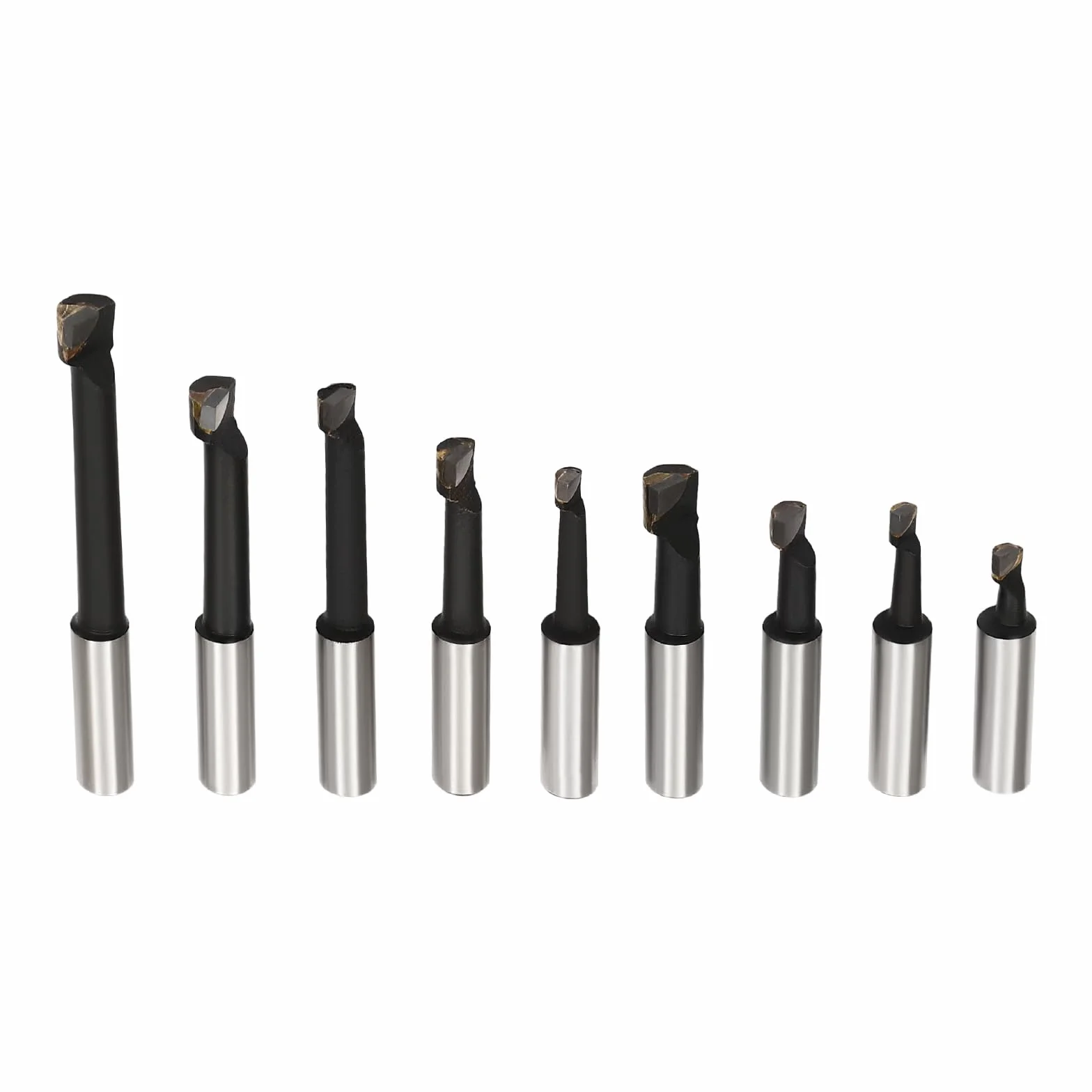 Juego de cabezales de taladro, accesorios para fresadora, juego de herramientas para fresadoras y taladros, cabezal de extracción MK2 M10 / 50 mm con barras de taladro, fresadora + estuche