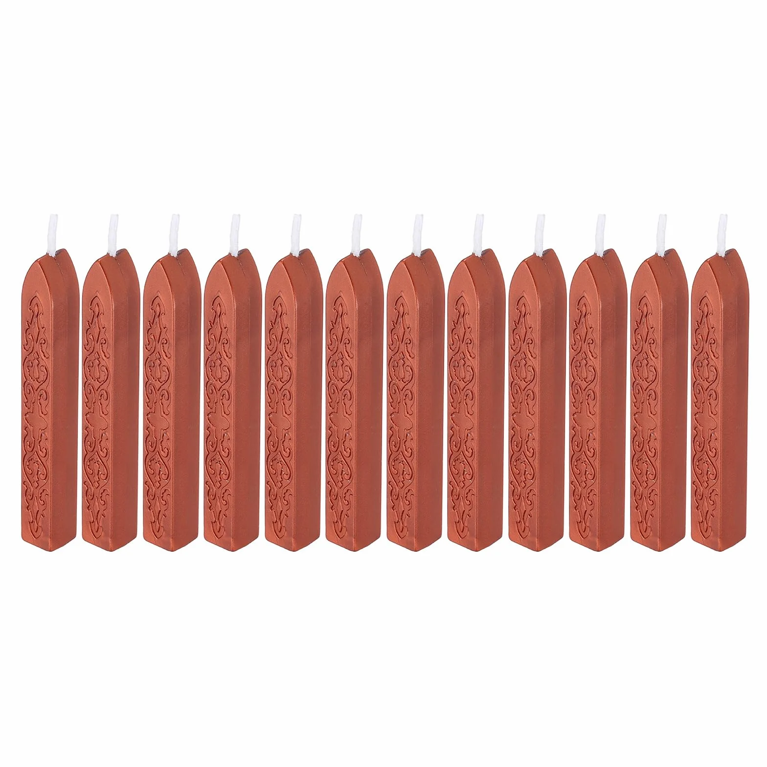 PATIKIL Palitos de Lacre, Paquete de 12 Palitos de Lacre Sellador para Sellos de Estampado, Carta de Invitación de Boda, Manualidades de Sobre, Rojo