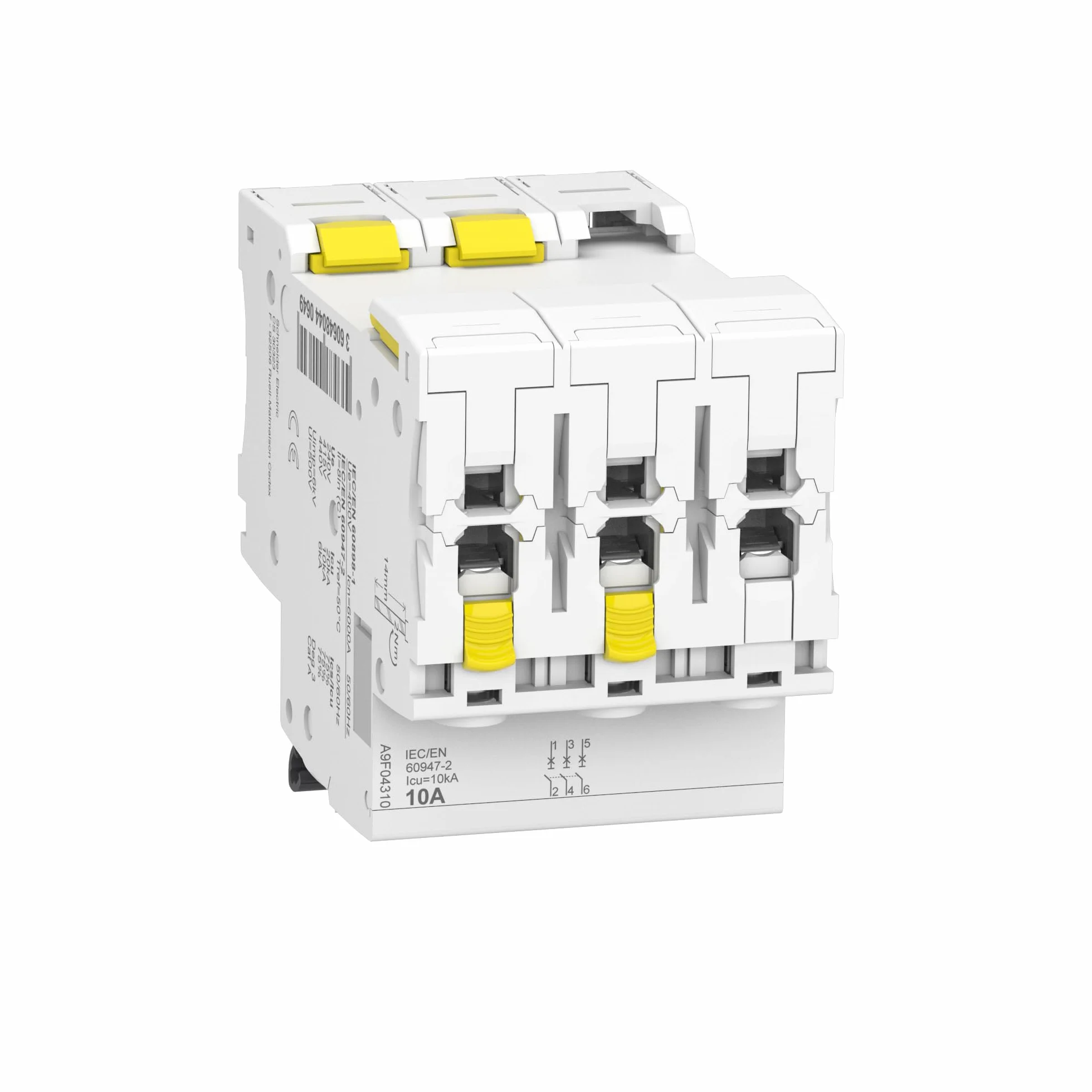 Schneider Electric - ACTI9 IC60N 3P 10A C Miniature Circuit B