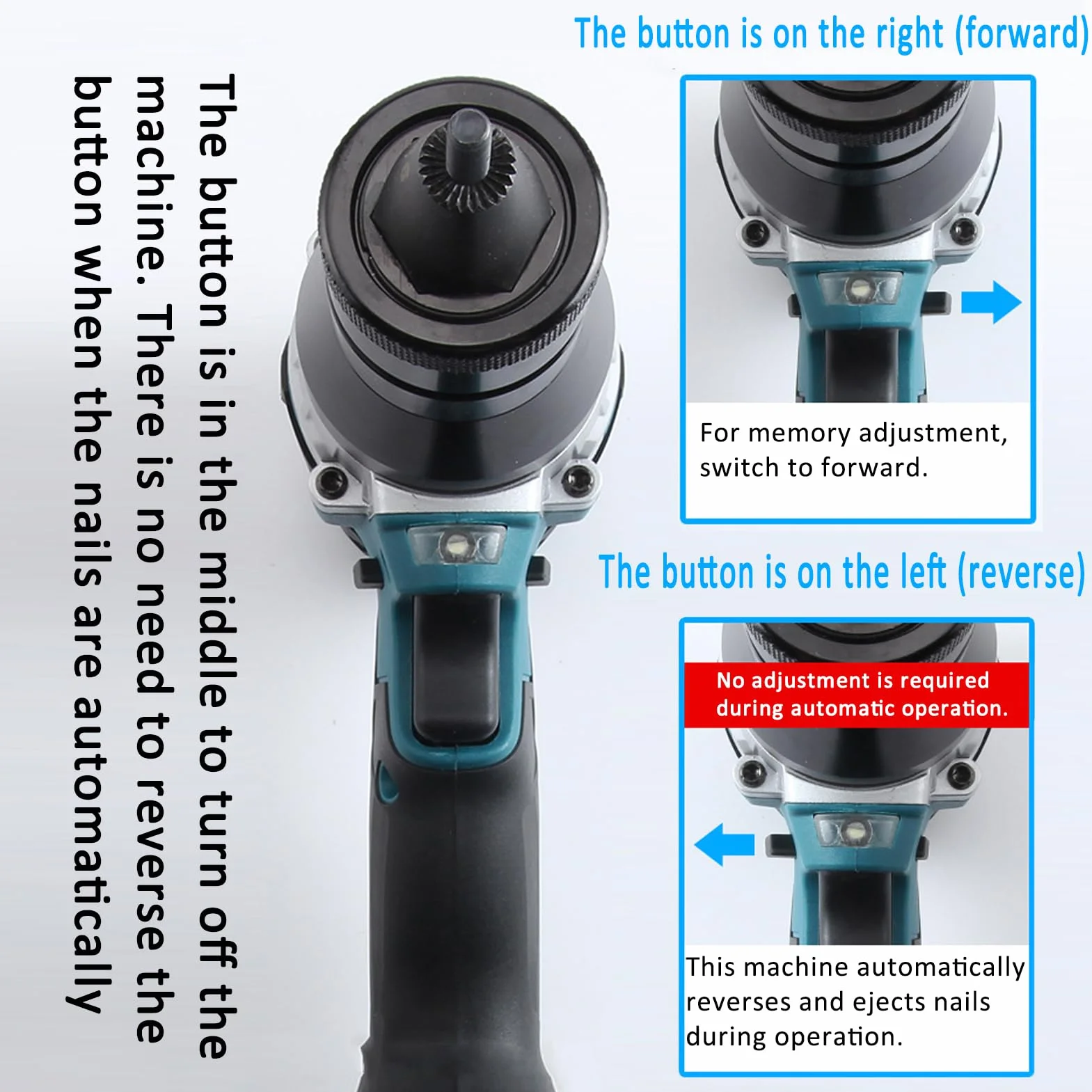 Remachadora de Tuercas a Batería y Eléctrica Portátil - Juego Profesional con Cargador para Tuercas Remachables M3, M4, M5, M6, M8, M10, M12 en Acero (5200mAh, 2 Batería)