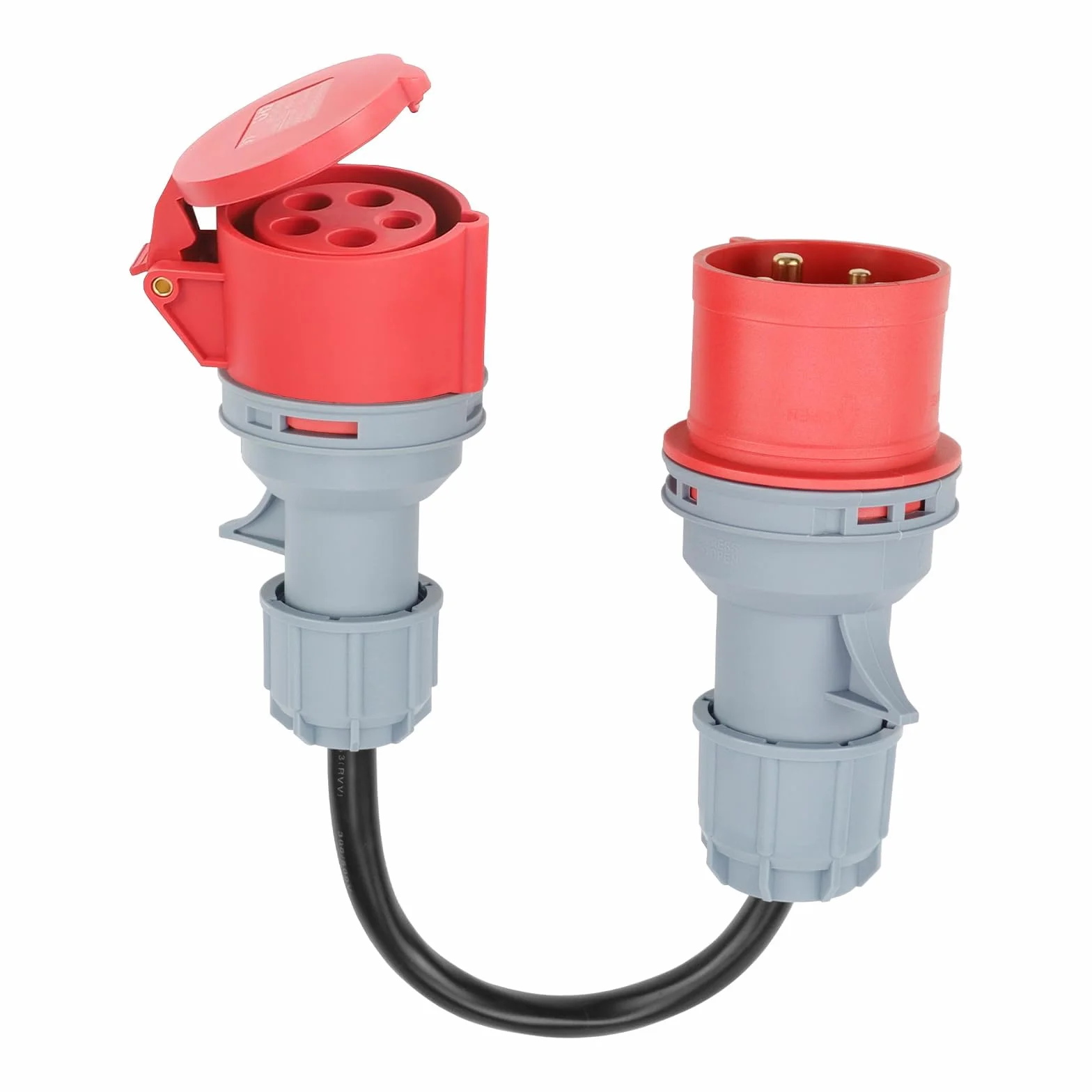 Adaptador de corriente fuerte CHRI Adaptador Cee de 32 A a 16 A, cable de corriente fuerte de 5 * 2,5 mm² 16 A 415 V