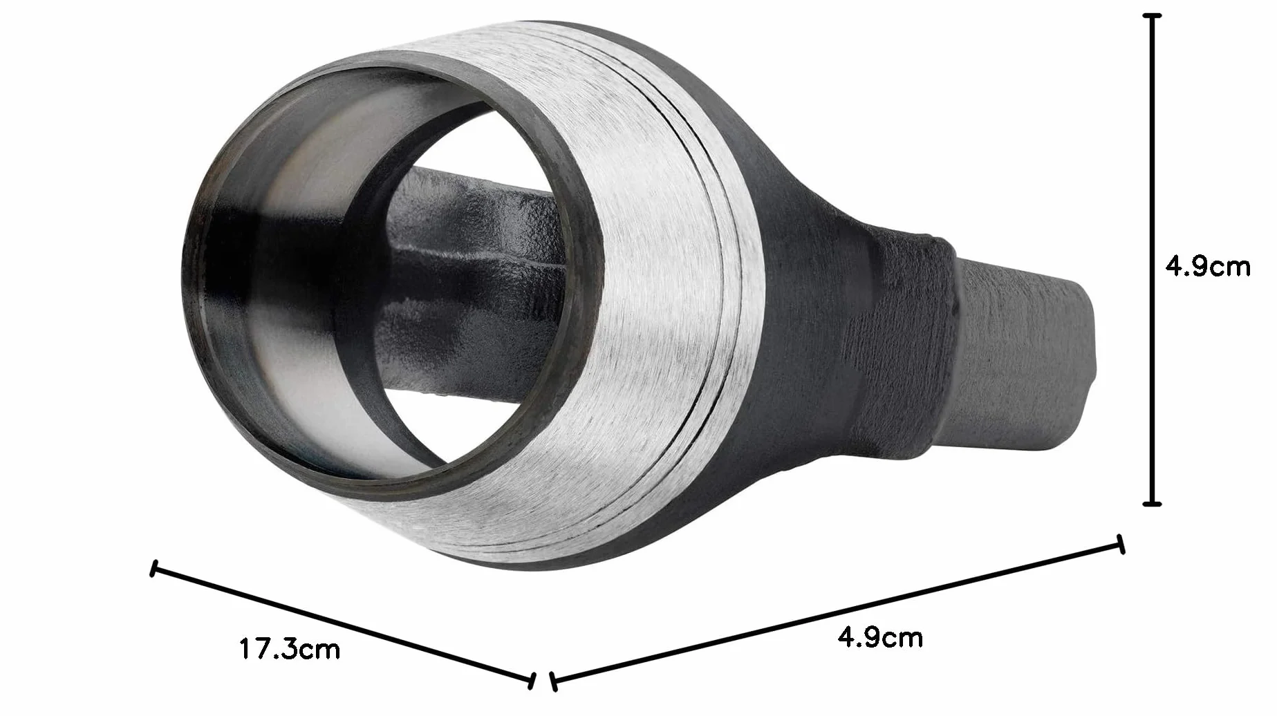 sacabocados de mango (Ø 30 mm, sacabocados, punzón para perforar goma, cuero, fieltro, plástico, corcho, tela, herramienta de punzonado) 1400300