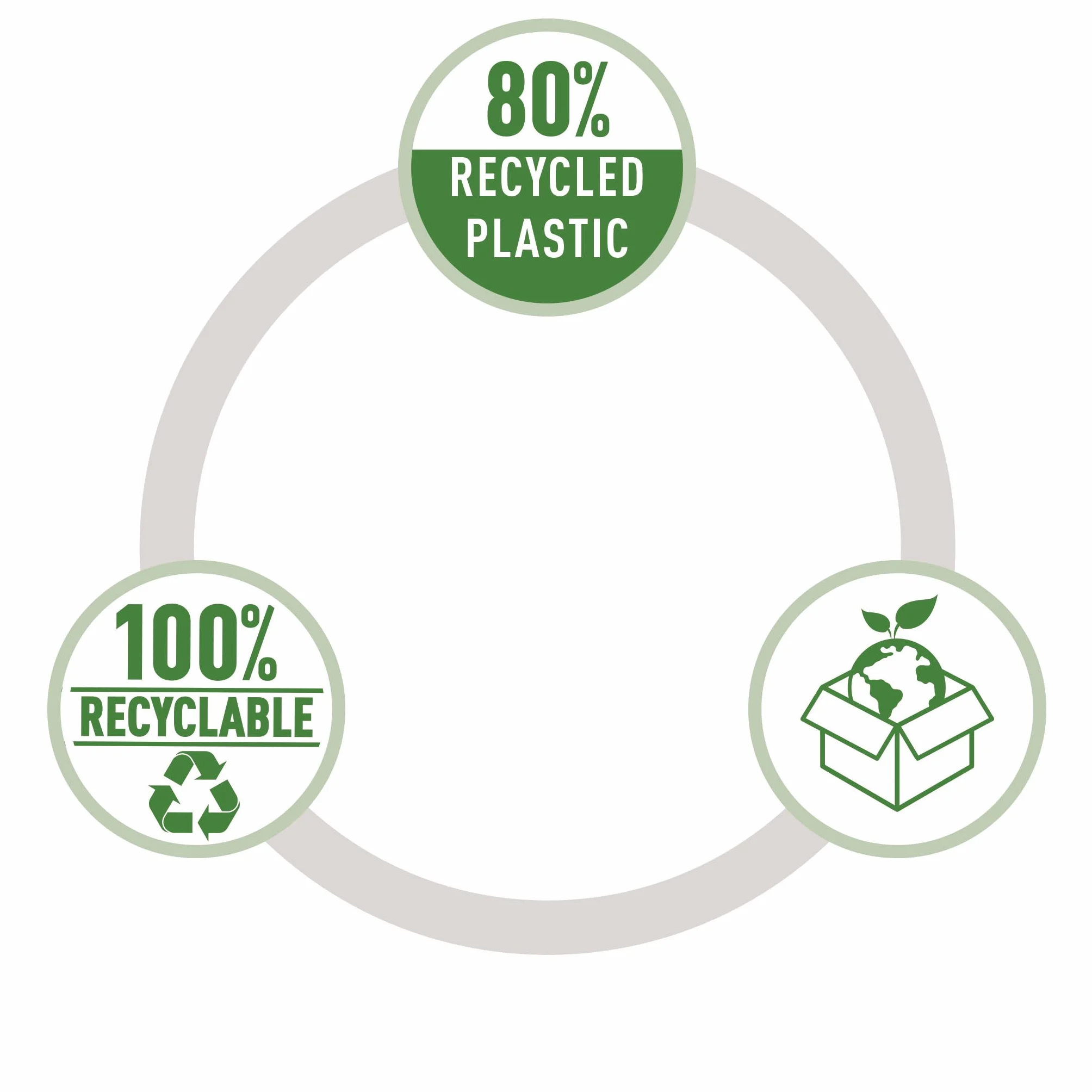 Leitz Sobre para Documentos A4 con Solapa de Cierre, 60 Hojas, Plástico Opaco, Reciclable, Gama Recycle, Negro