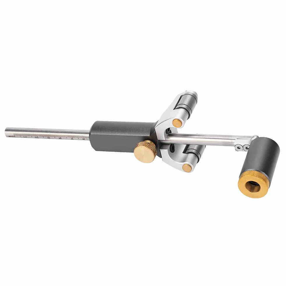 Herramienta de Trazado Lineal Para Madera, Regla de Trazado Métrica con Guía Paralela, Herramienta Multifuncional Para Marcado Y Dibujo En Carpintería Ideal Para Corte Preciso