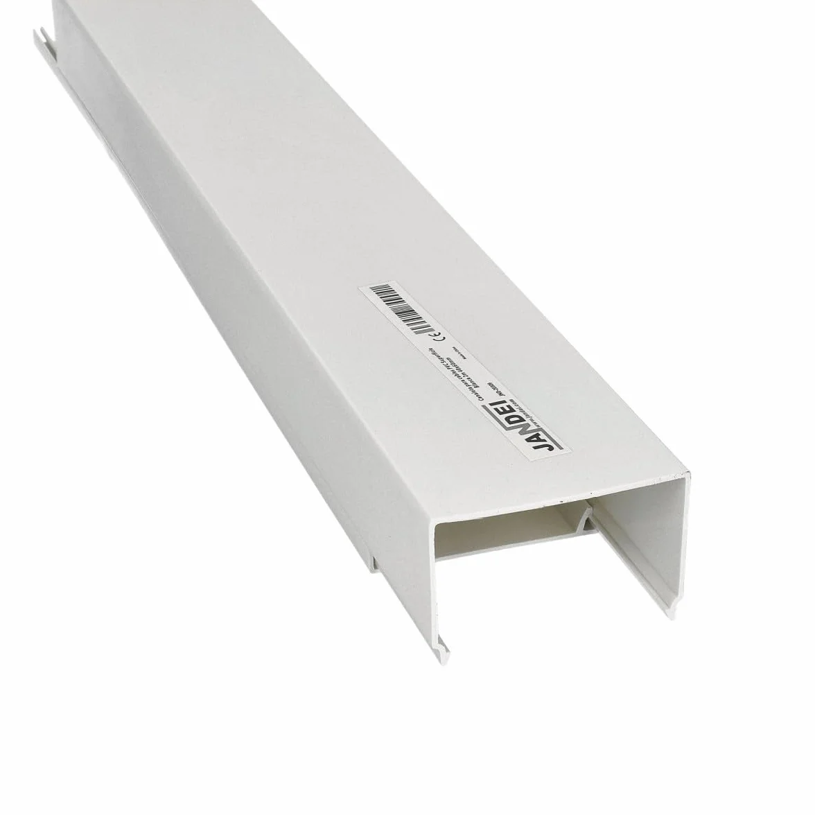 Jandei - Pack x10 Canaleta Blanca para Cables PVC. Organización y Protección del Cableado 1 Metro Longitud (40x60mm)