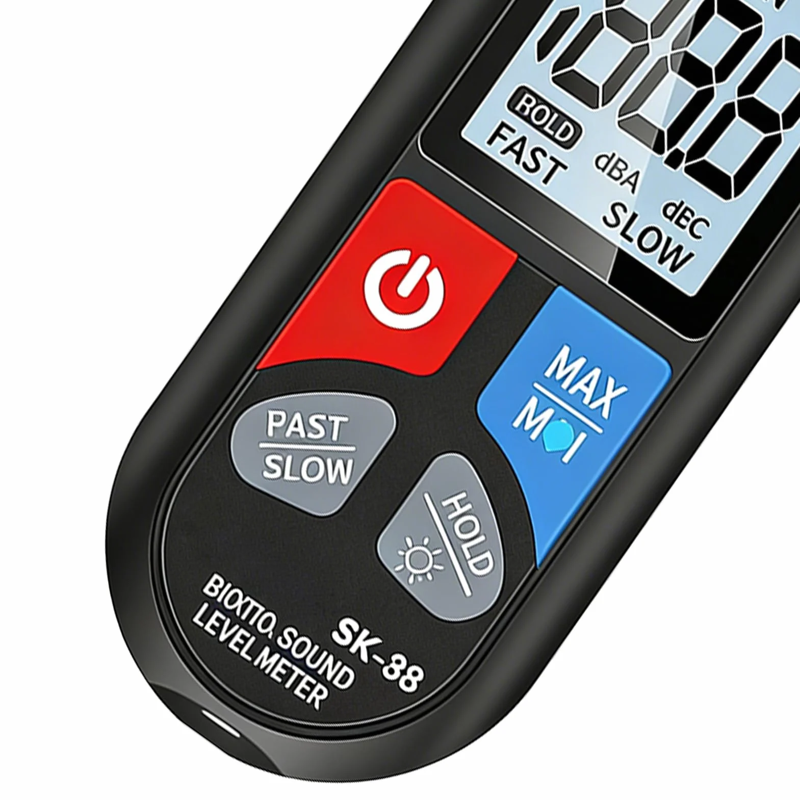 Medidor de decibelios 30-130dB Sensor de sonido, probador de nivel de ruido