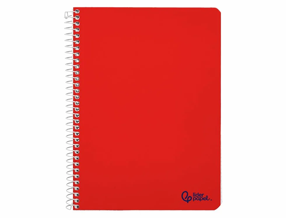 Cuaderno espiral A5 148 x 210 mm tapa blanda 80 hojas 75gr cuadros 4mm colores surtidos