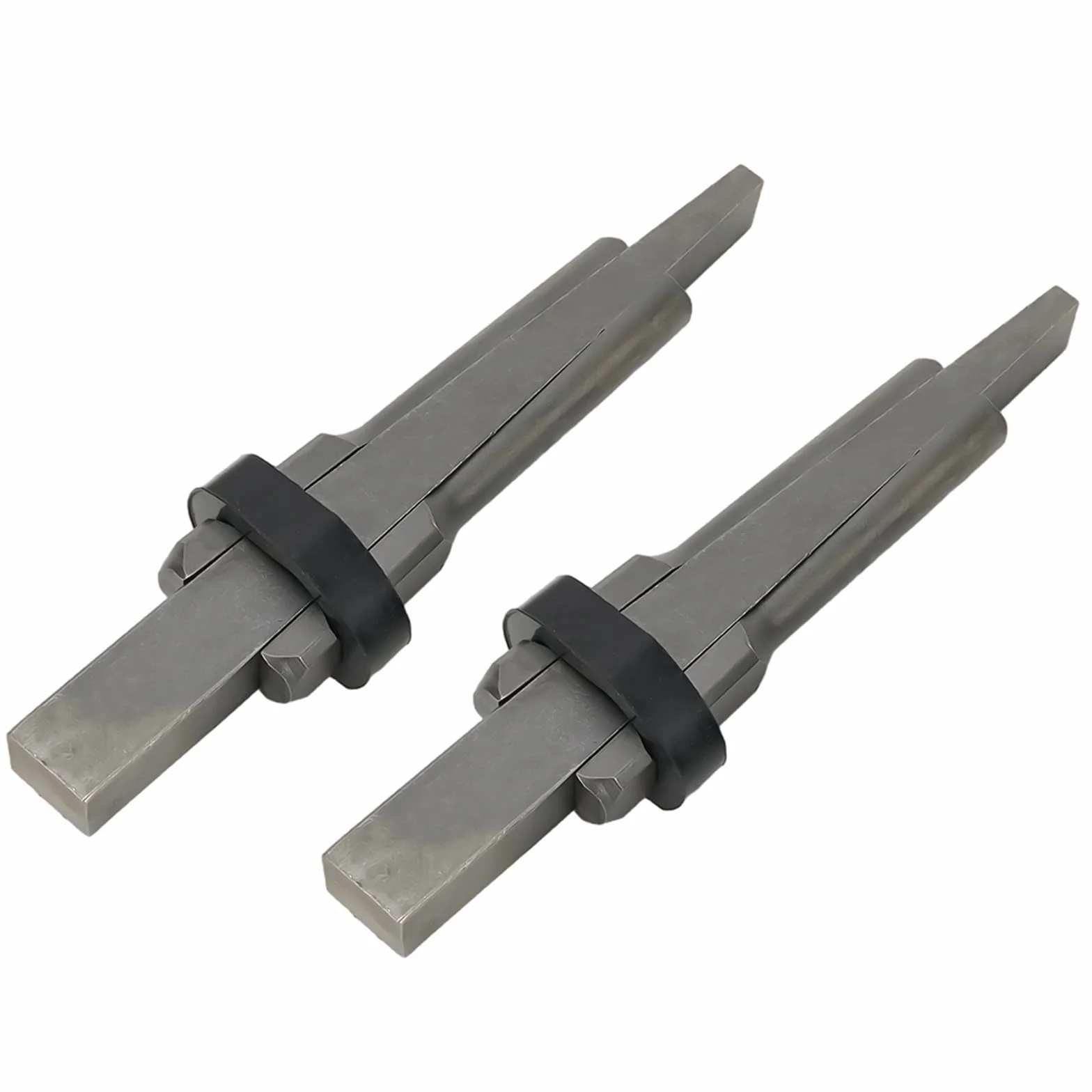 Juego de 2 piezas y juego de plumas, divisor de piedra de roca de hormigón de 23 mm para granito, mármol y basalto, herramientas manuales de acero al cromo vanadio para canteras y perforación de