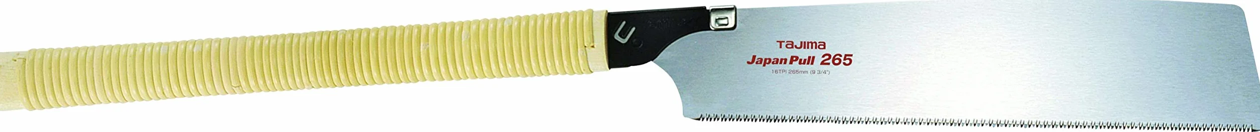 Tajima JPR265C - Sierra japonesa original con mango de ratán (265 mm)