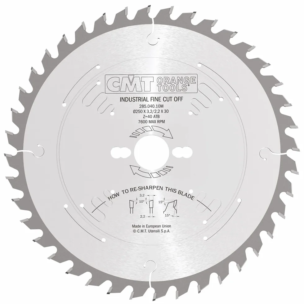 CMT Orange Tools 285.048.16M - Sierra Circular y Favor y Contra Vena HW 400x3.5/2.5x30 Z48 10ATB