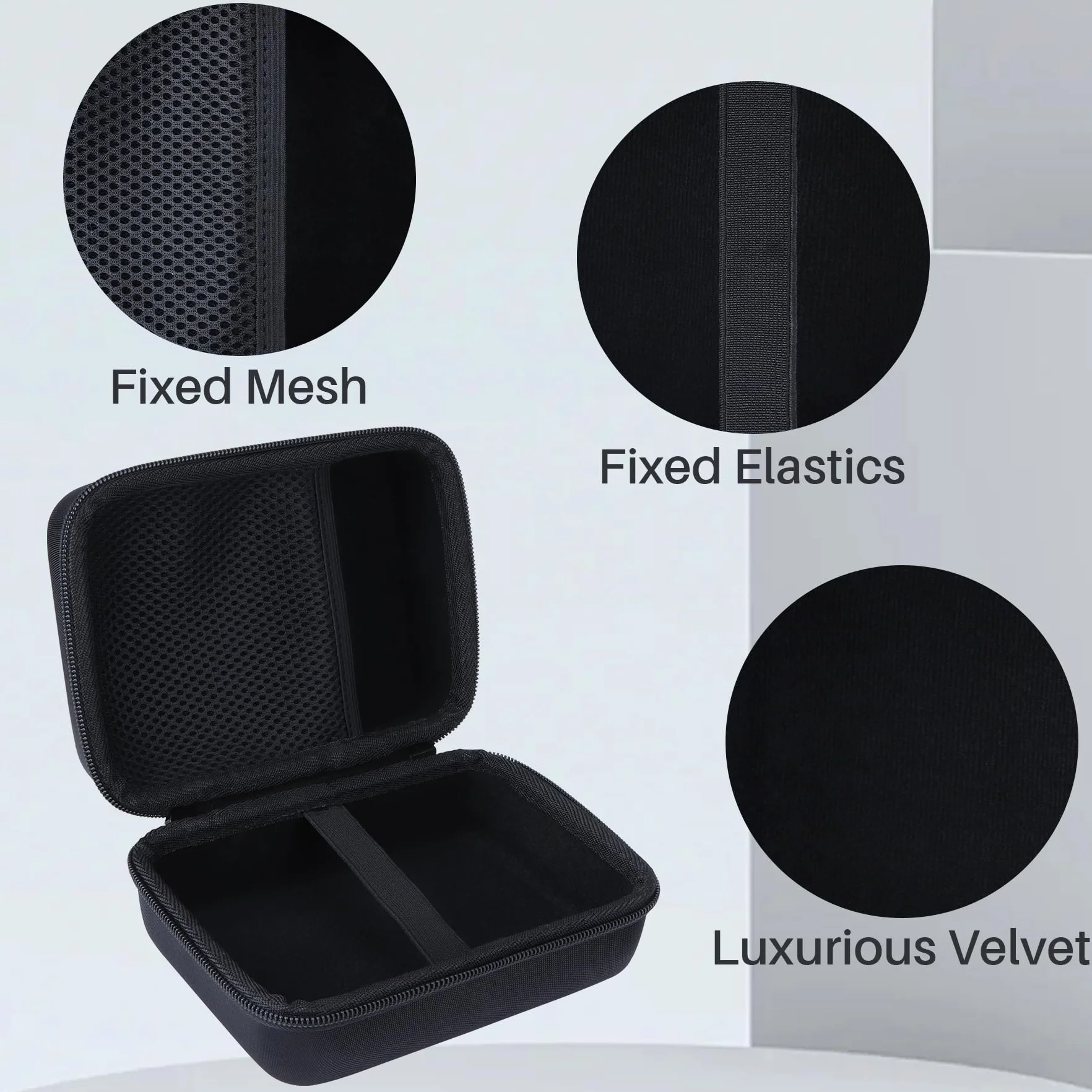 Lebakort Duro Caja Estuche Funda para Zoom PodTrak P4 Grabadora de Podcast