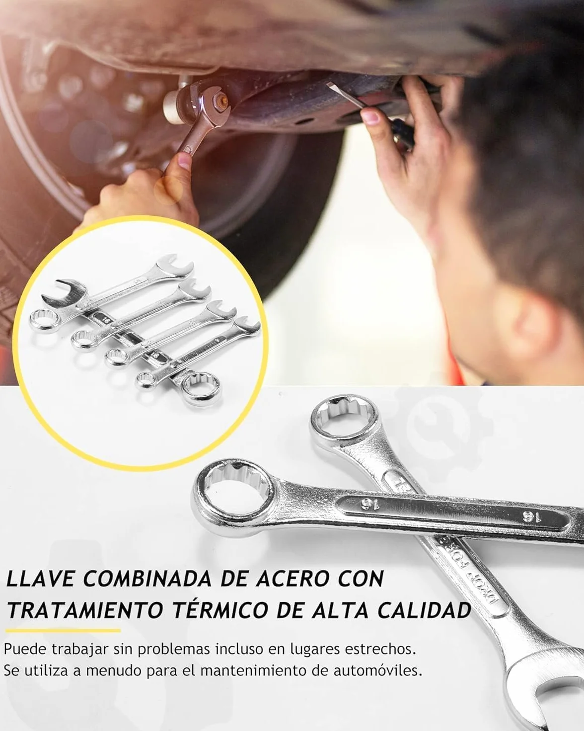 ACMOUNT Caja Herramientas Completa 145 Piezas, Maletin Caja de Herramientas, Kit Herramientas Domésticas de Bricolaje con Destornilladores, llave de Carraca, Herramientas para Hogar (Amarillo)