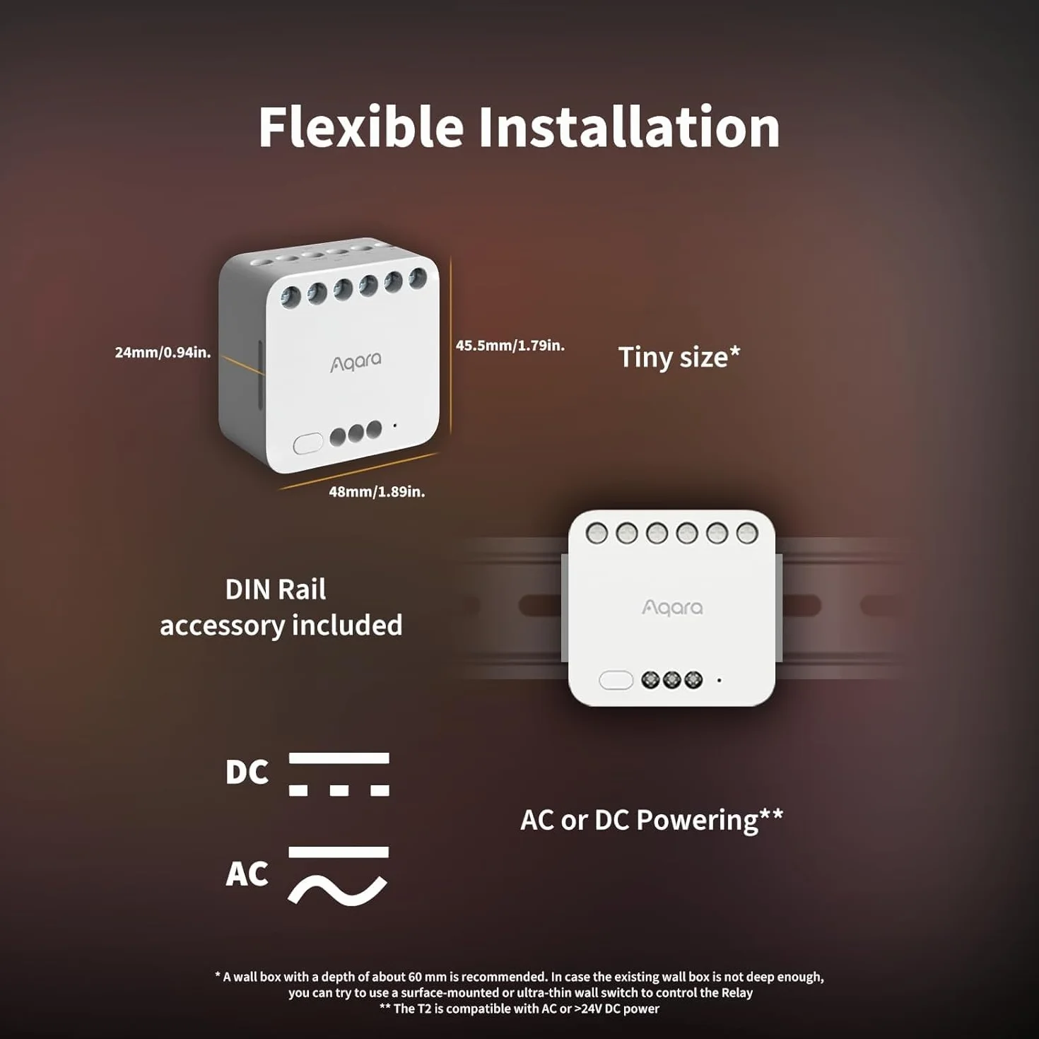 Aqara - Dual Relay Module T2 - Smart Control for Your Home