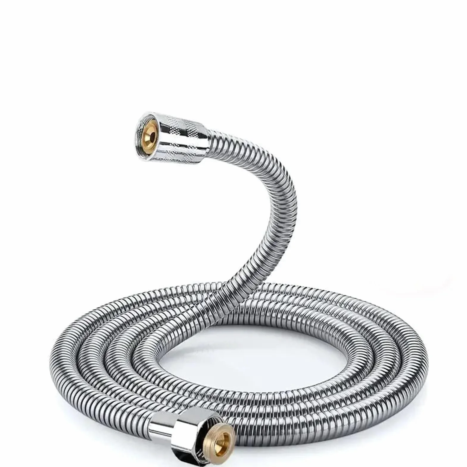 Manguera de ducha de acero inoxidable, larga, for baño, extensión de manguera de agua, tubería de plomería, cabezal de ducha, accesorios de baño, herramientas,Brazo extensible para ducha