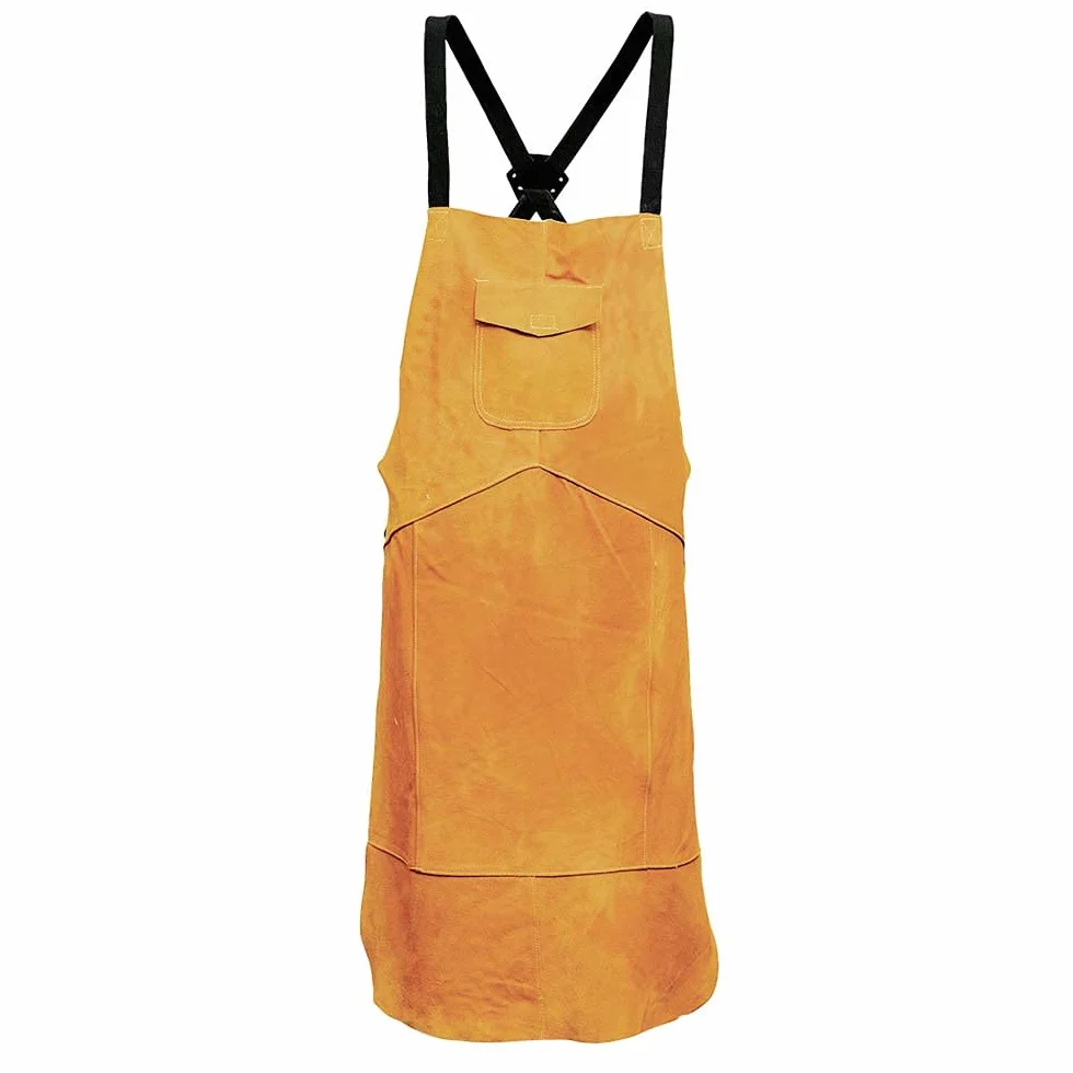 Portwest Delantal De Cuero Para Soldadura, Color: Canela, SW10TAR