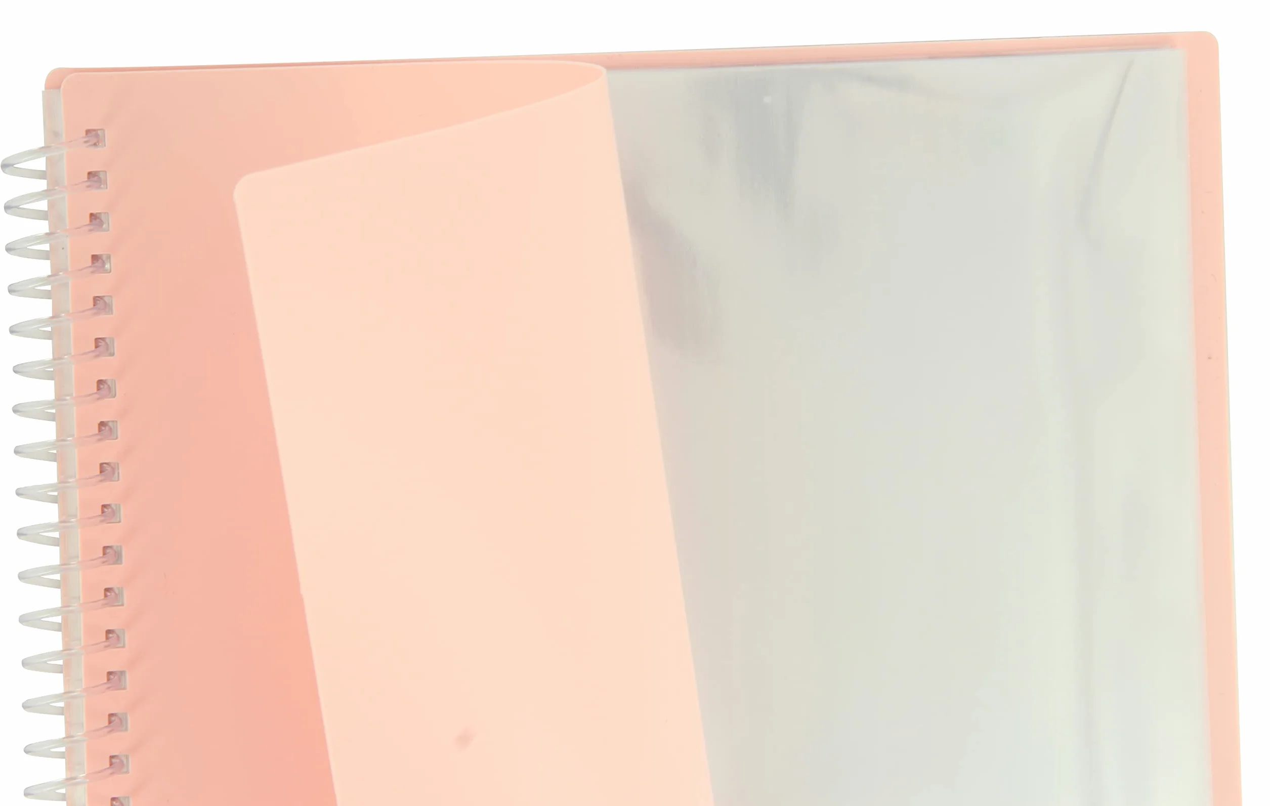Oxford Carpeta 20 fundas rosa chicle tapa plástico opaco