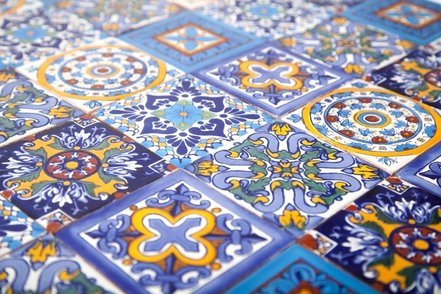 Cerames Azulejos cerámicos mexicanos Armando - 30 azulejos decorativos de mosaico mexicano para baño, cocina, ducha, escaleras, pared posterior de la cocina | Azulejos de mosaico de cerámica 10,5 x