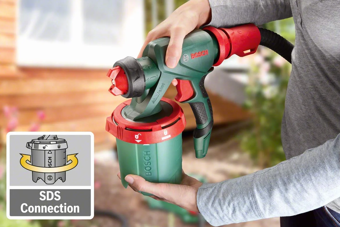 Bosch Sistema de pulverización de Pintura, Verde, 1200 W