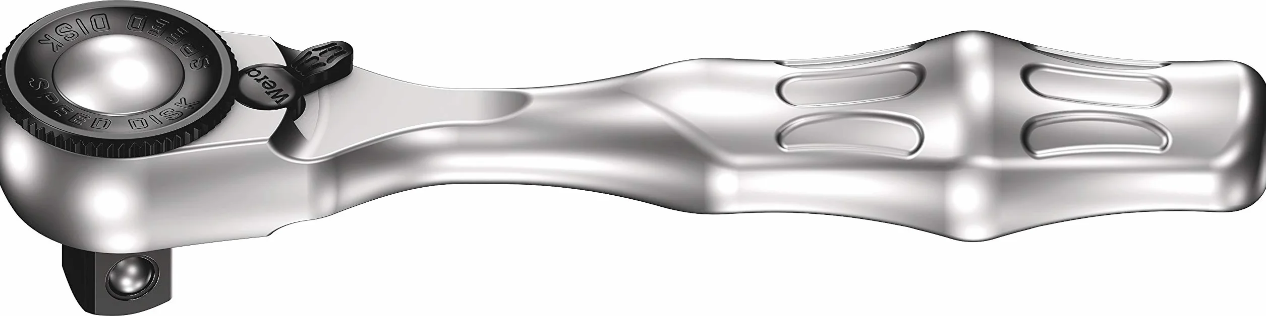 Wera 8008 A Carraca Zyklop Mini 3, cuadradillo de 1/4", 1/4" x 87 mm