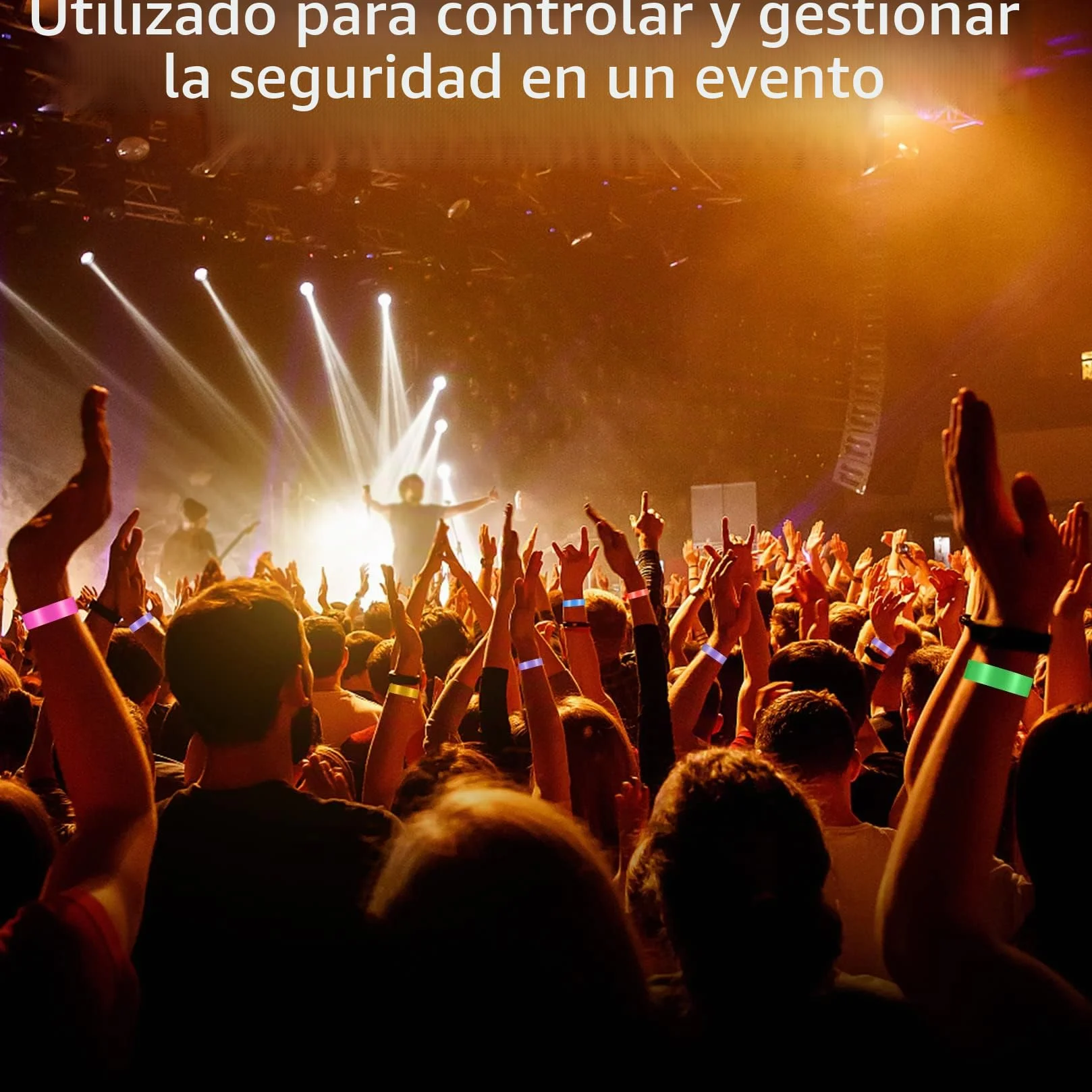 140 Piezas Pulseras Identificativas Impermeables de Papel para Eventos Fiestas