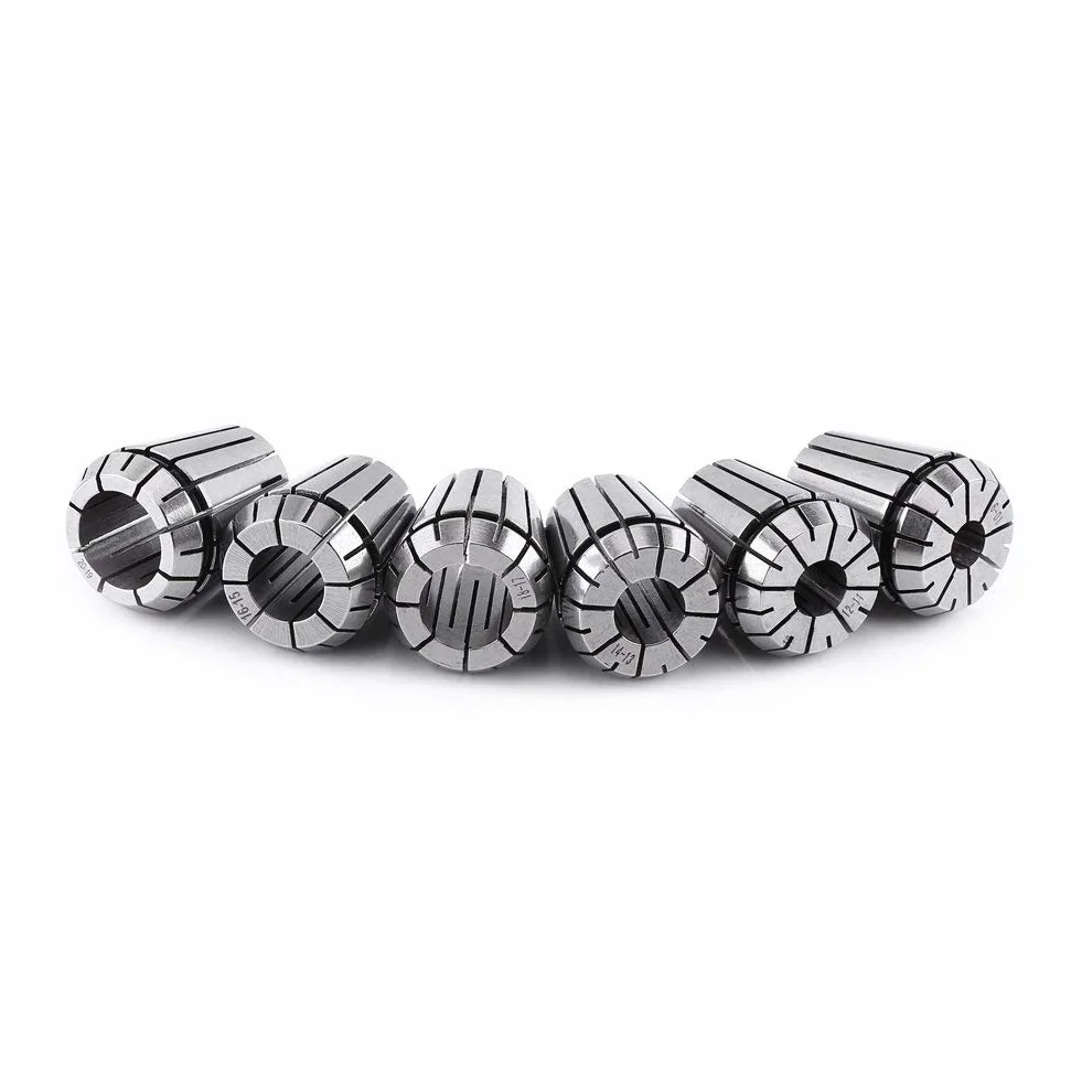 Set de Pinzas de Alta Precisión 6pcs ER32 para la Máquina de Grabado CNC y la Herramienta de Fresado de Torno de 2-20 mm
