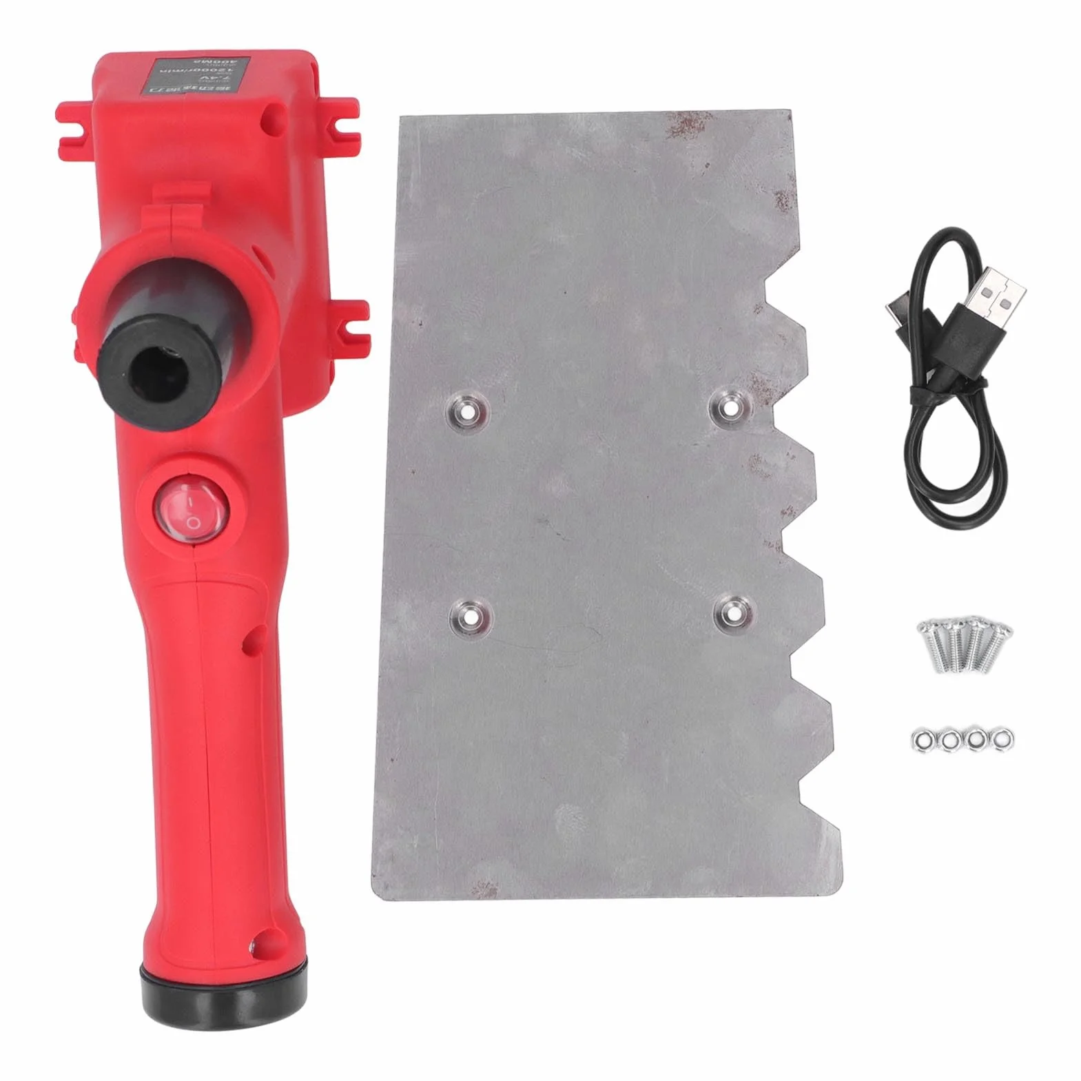 Paleta Eléctrica, Placa Plana, Herramienta de Enlucido de Vibración de Azulejos, Máquina de Vibración de Cemento de Hormigón, Batería Integrada, Cemento, Batería, Regla Eléctrica, Vibrador, Paleta de