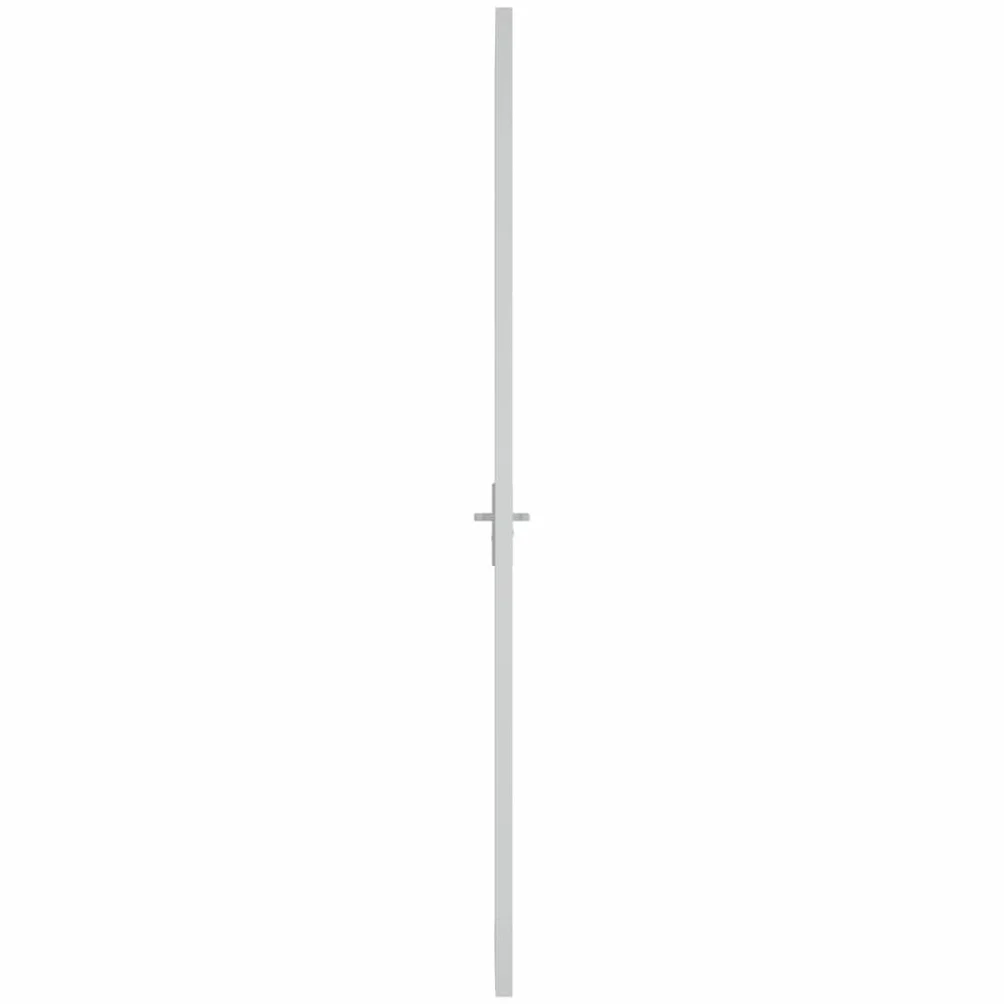 Toshilian Puerta Interior Cristal Puerta Puerta Cristal para Cocina Cuarto de Baño Blanco, 83x201,5 cm, Vidrio ESG y Aluminio