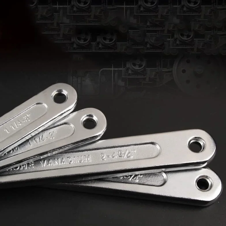 SEIWEI Herramienta de llave inglesa C, 115-170 mm, llave de gancho ajustable, cromo vanadio