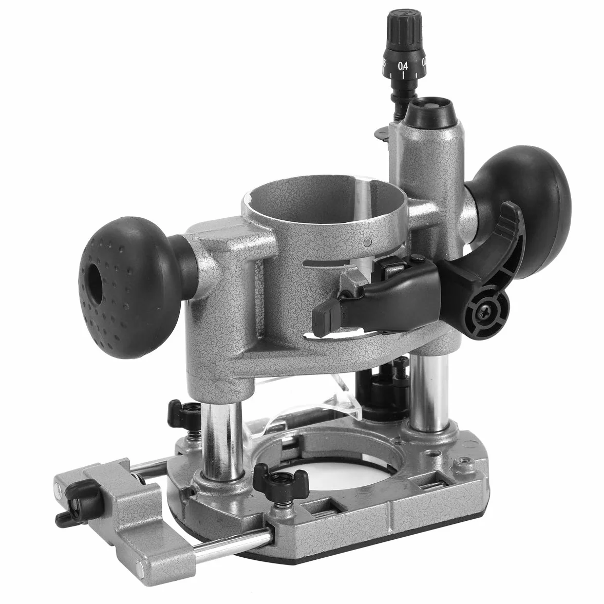 KATSU Base de Inmersión para Recortadora, Totalmente Ajustable, para Enrutadores Manuales de Madera Eléctricos Inalámbricos con Boquilla Antipolvo SP10174805