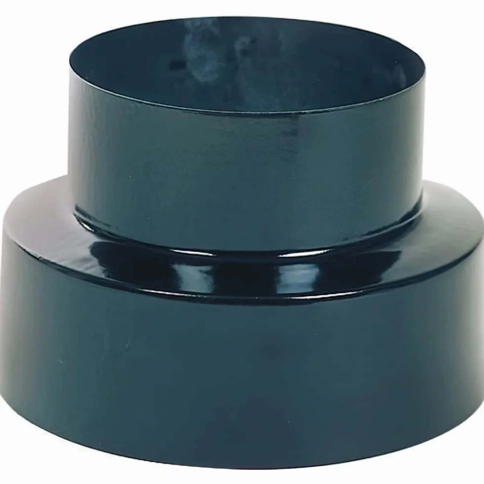 Reducción Estufa Vitrificado Color Negro de 150 a 120 mm.
