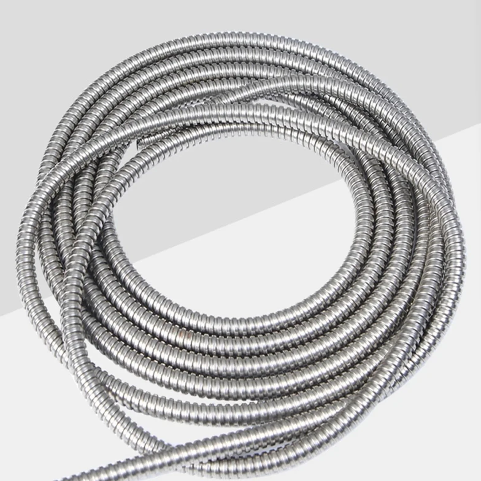 Flexo De Acero Inoxidable Tubo flexible de acero inoxidable 1 metro diámetro interior (6-51 mm) con rosca metálica y funda protectora for cables(Inner Diameter 32MM)