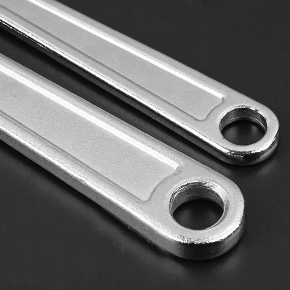 Llave de gancho ajustable, llave de cabeza cuadrada, llave multifuncional en forma de C, llaves de gancho de acero al cromo vanadio, herramienta de mano para girar tuerca o perno (35-105 mm)