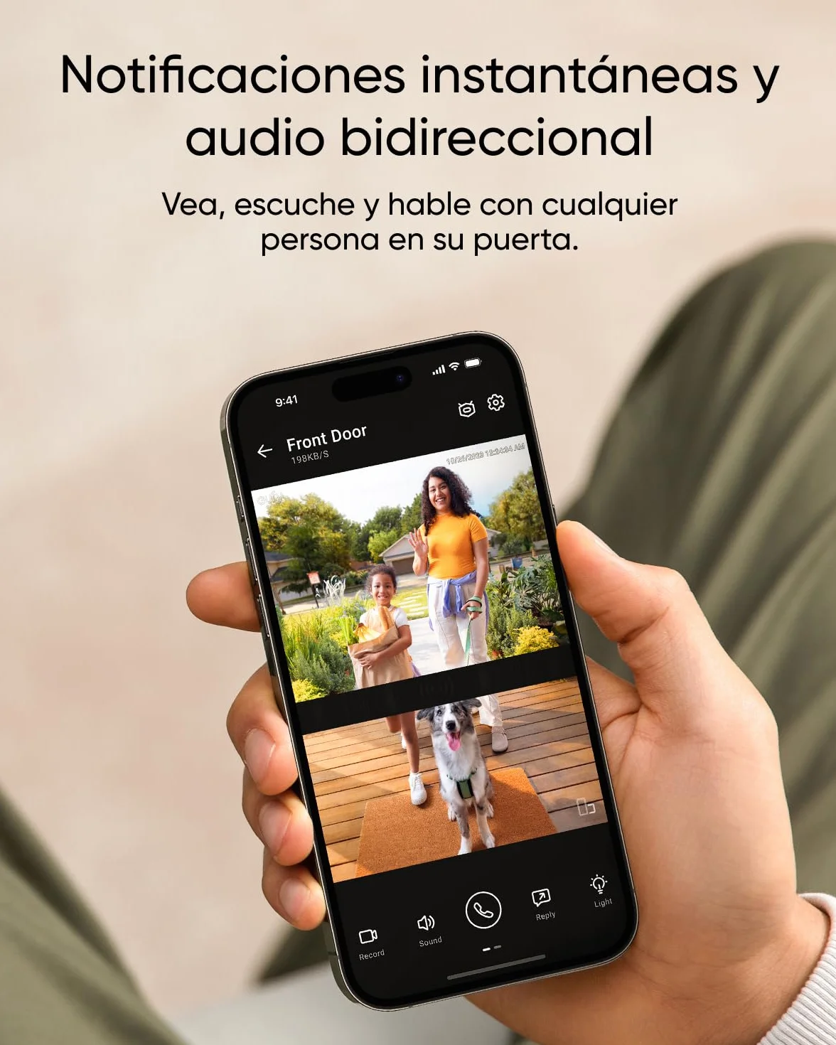 eufy Security Video Doorbell E340, Cámara Doble 2K Full HD, Visión Nocturna a Color, Almacenamiento Local 128 GB, Sin Cuotas