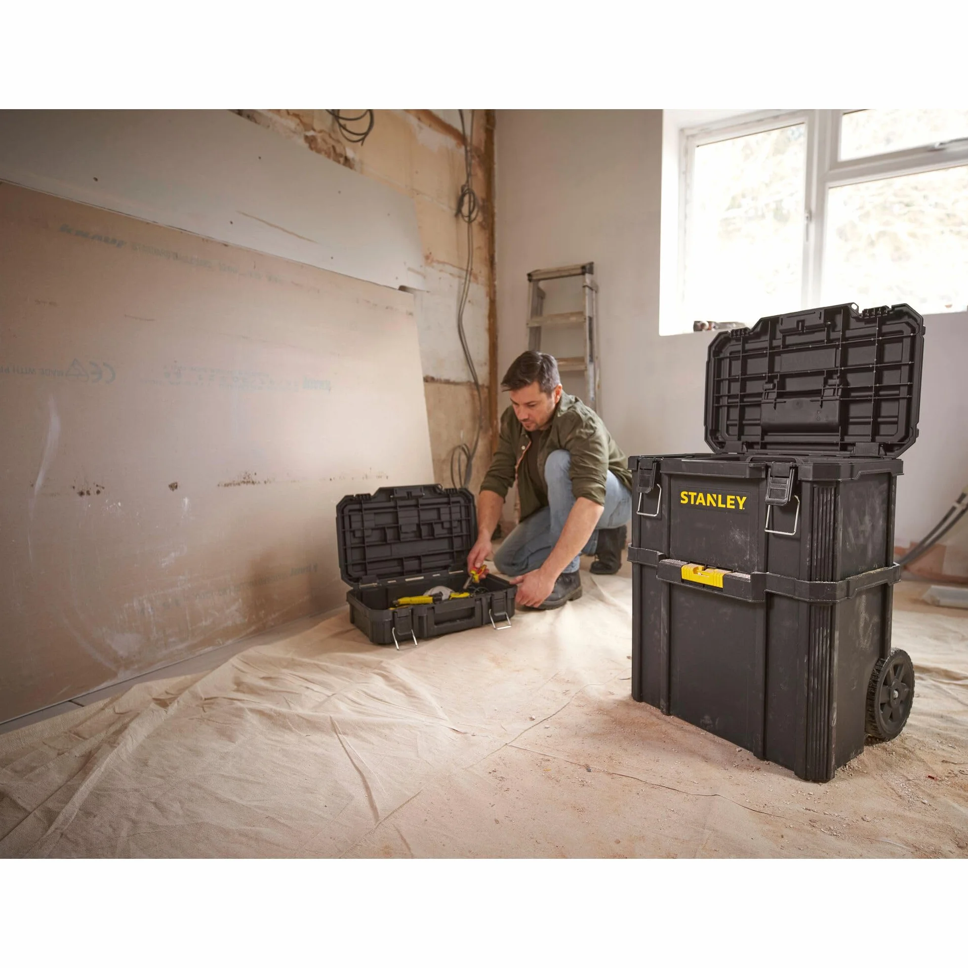 STANLEY Caja de Herramientas Modular 3 en 1 con Ruedas, STST83319-1