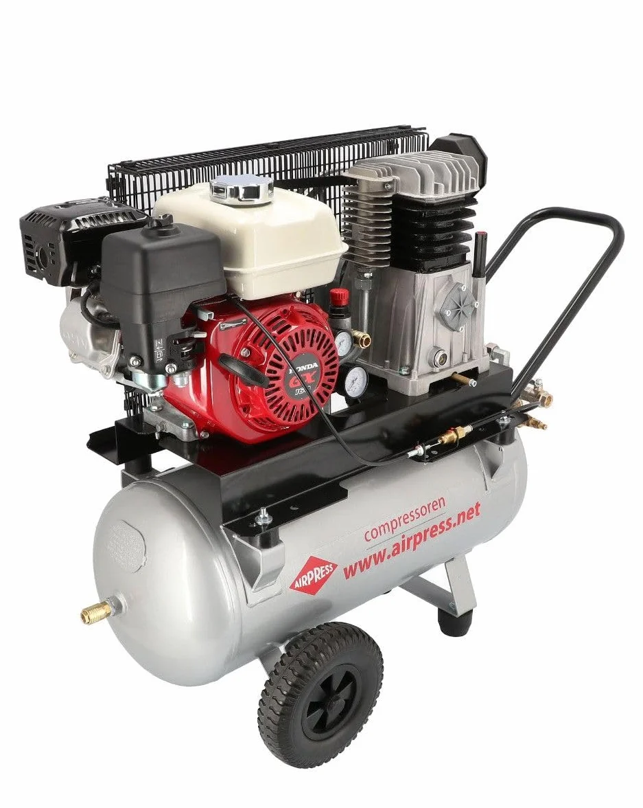 Compresor de aire de gasolina BM 50-410 (HONDA GP160) 10 bar 4,8 CV / 3,6 kW 247 l/min 50 l