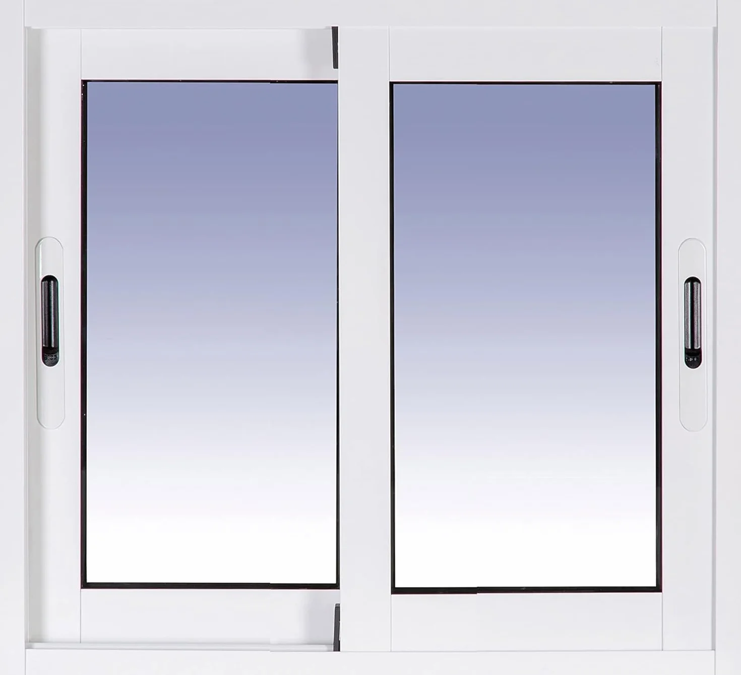 Ventanastock ALB0017L Ventana Aluminio 600x500 Corredera 2 hojas. con cristal carglass (Climalit Mate)