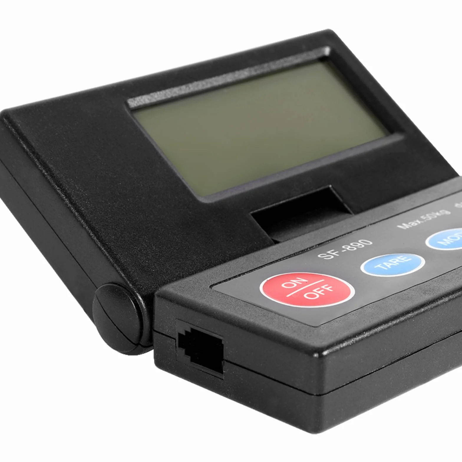 Báscula digital para paquetes 50 kg/2 g plataforma industrial con pantalla externa