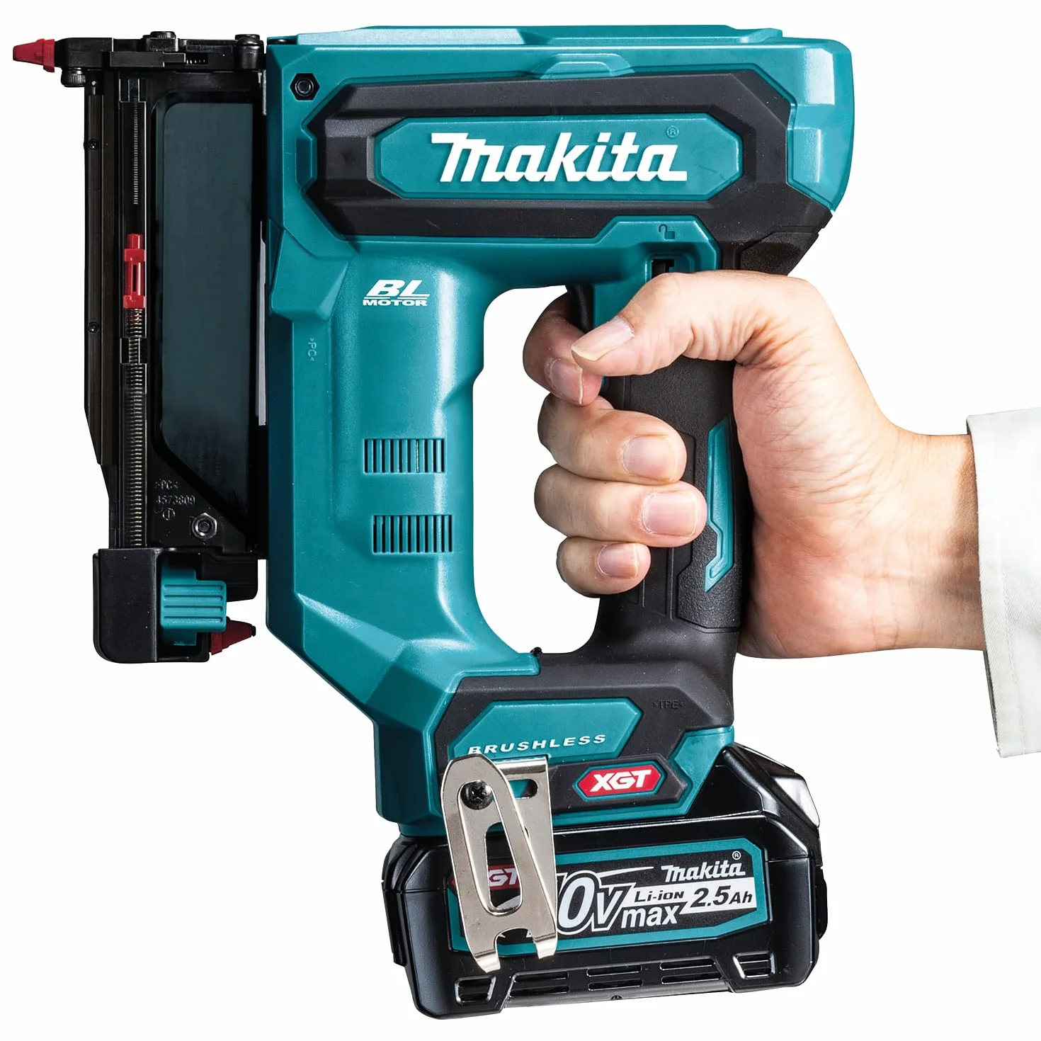 Makita PT001GZ Clavadora sin escobillas 40V Max Li-ion XGT Baterías y cargadores no incluidos